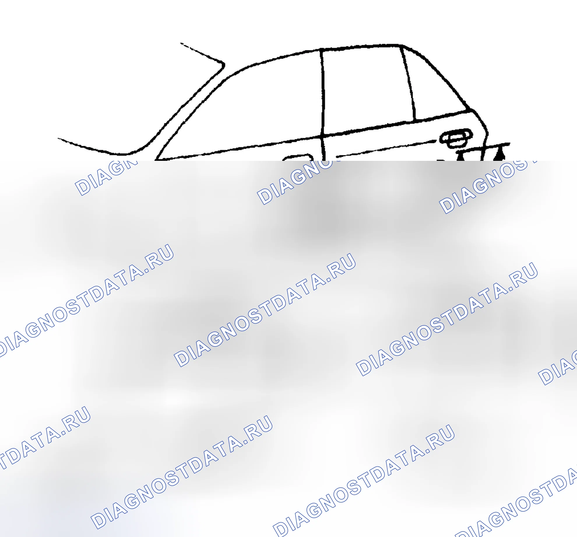 Рис. 32: РЕГУЛИРОВКА ЗАДНЕЙ ДВЕРИ. Mazda Protege BJ