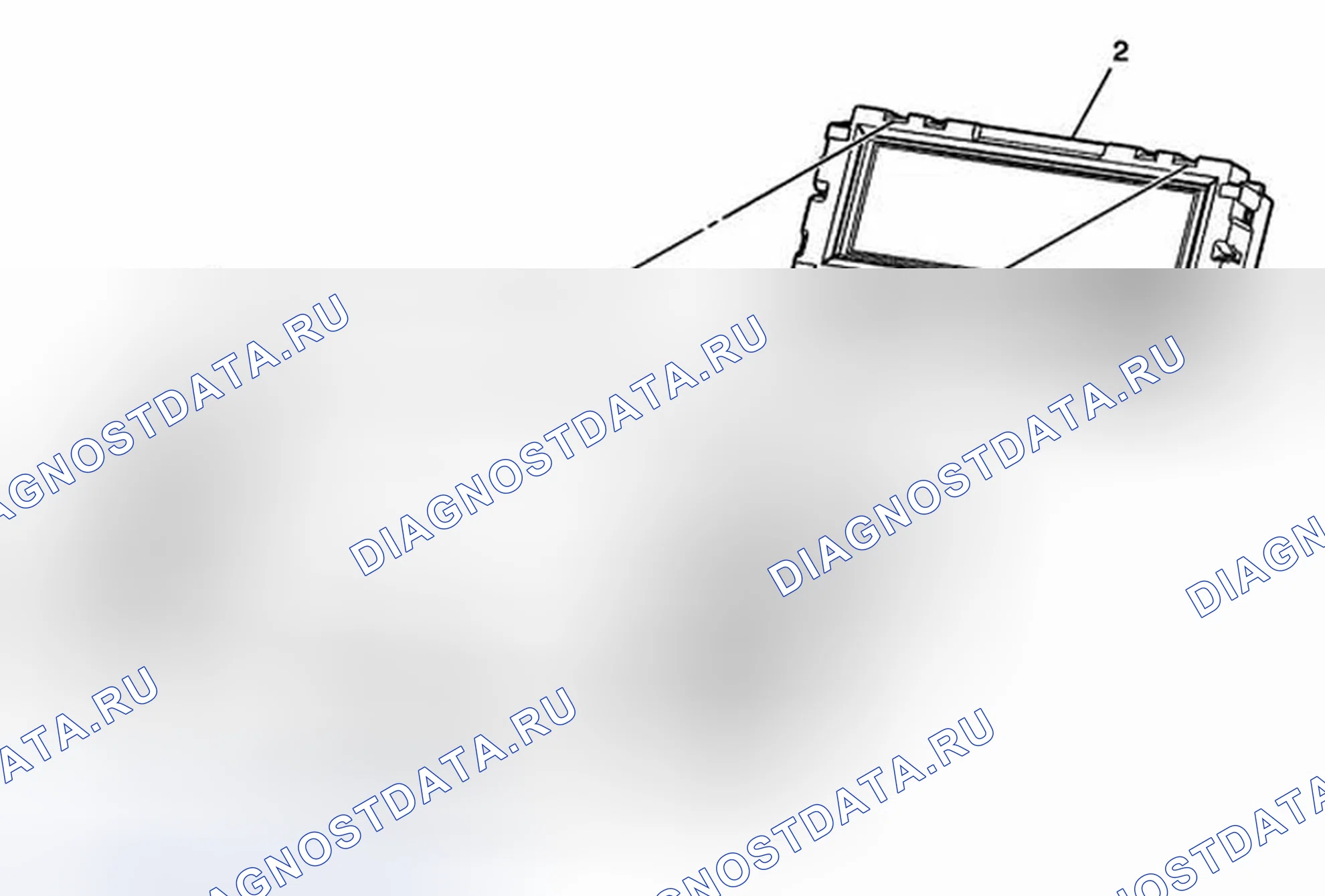 Рис. 5: Замена дисплея информации о драйвере (UAG). Buick Regal V