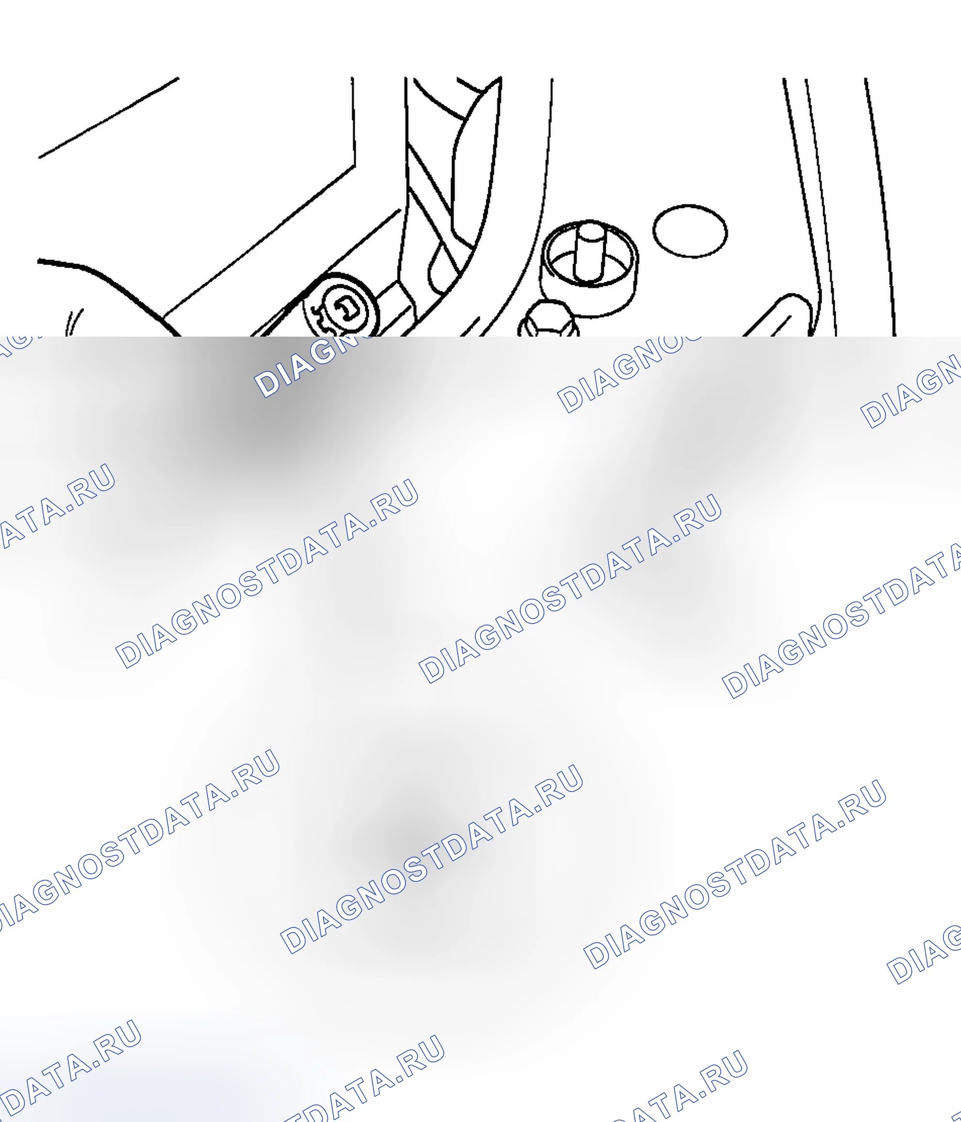Рис. 34: ПРОВЕРКА ВЫКЛЮЧАТЕЛЯ КАПОТА. Hyundai Accent II