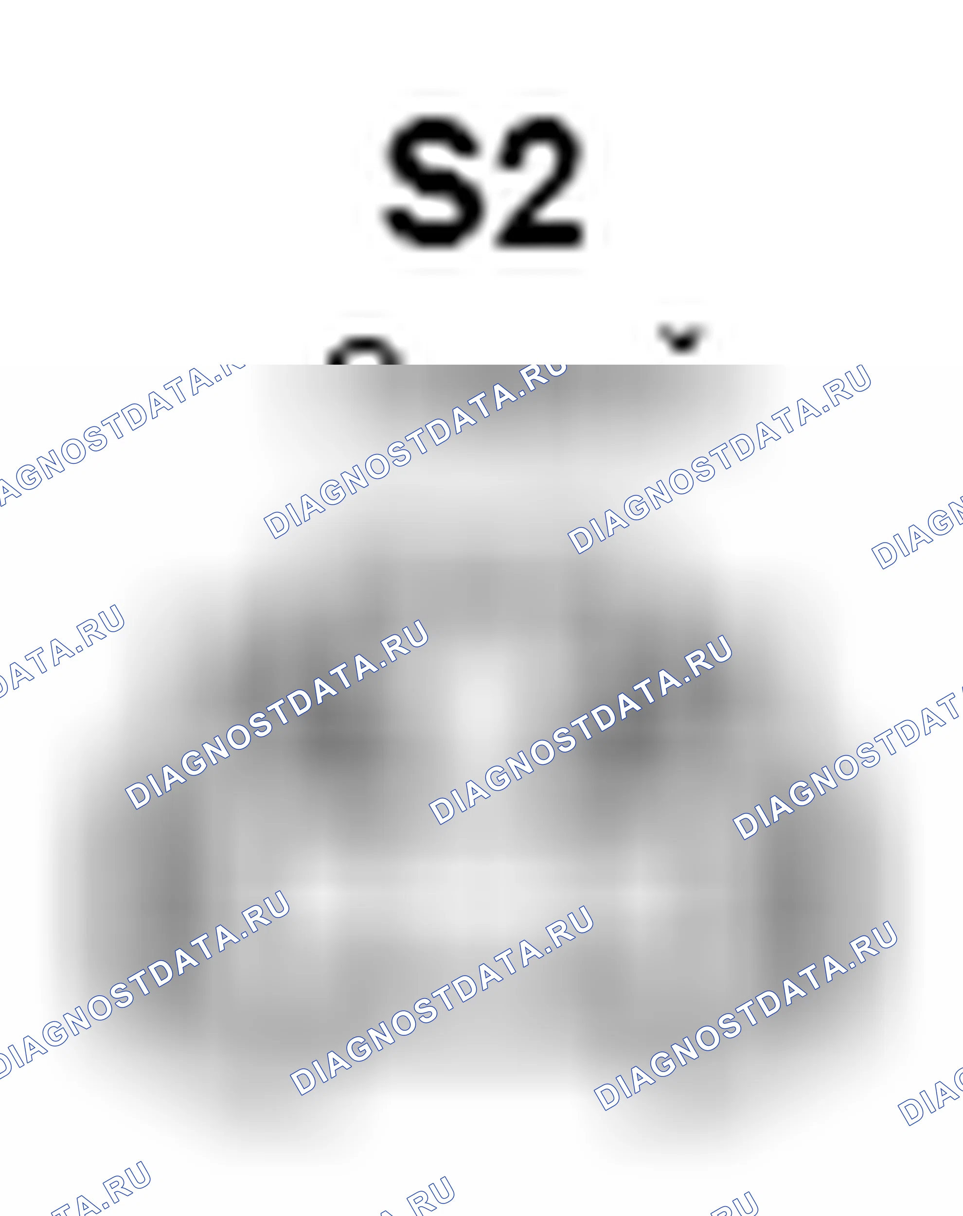 Рис. 658: Вид с торца разъема подсветки (Rh) (S2). Toyota Camry XV40 рестайлинг