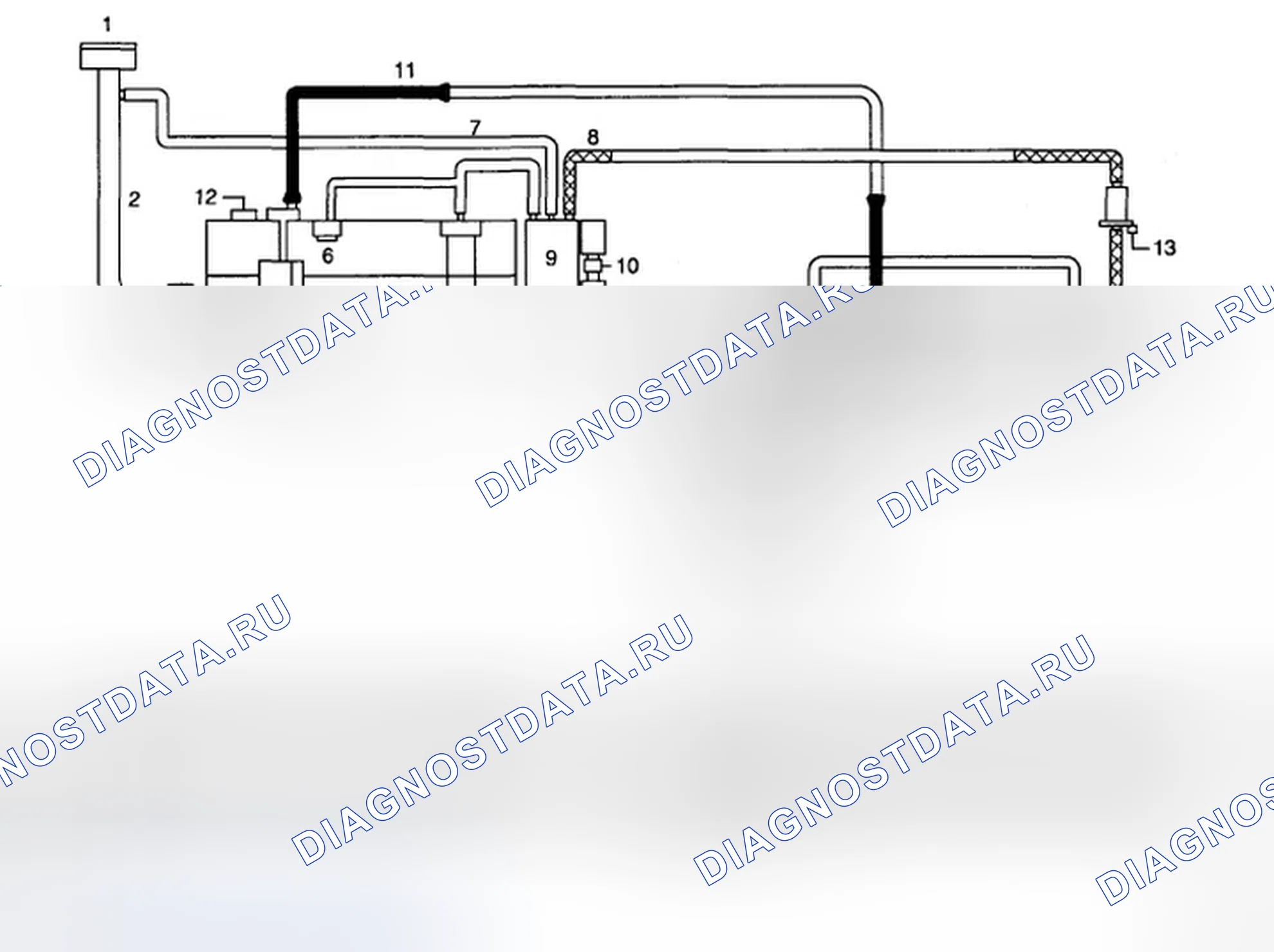 Рис. 1: КОМПОНЕНТЫ. Hyundai Santa Fe II