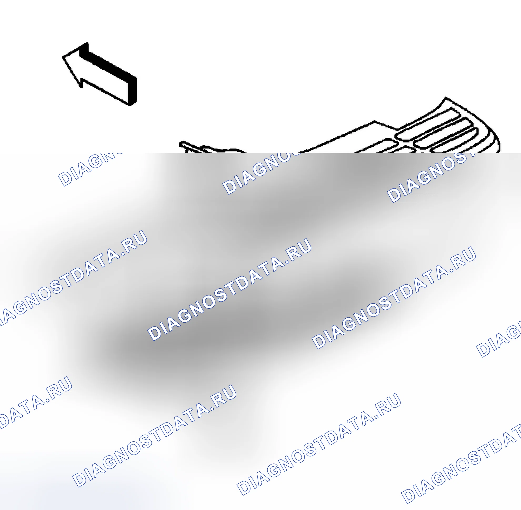 Рис. 7: Порядок демонтажа. Chevrolet Silverado 2500 