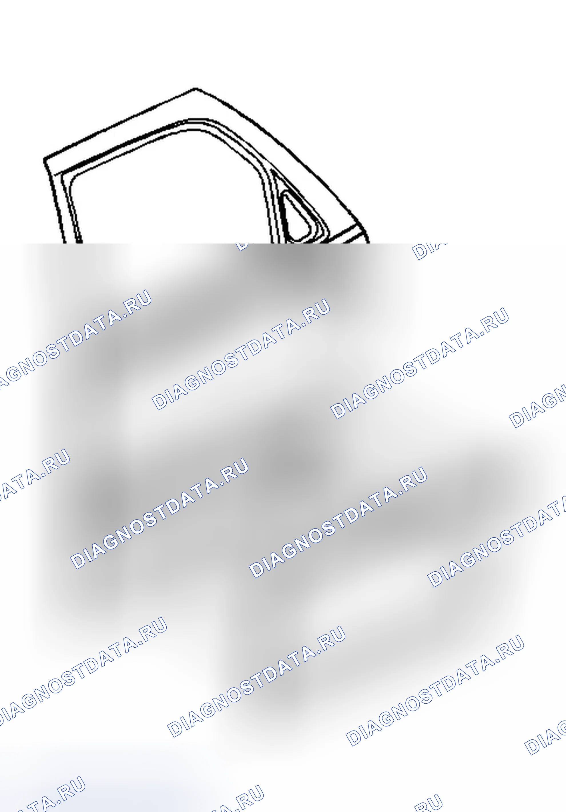 Рис. 50: Порядок демонтажа. Buick Rendezvous I