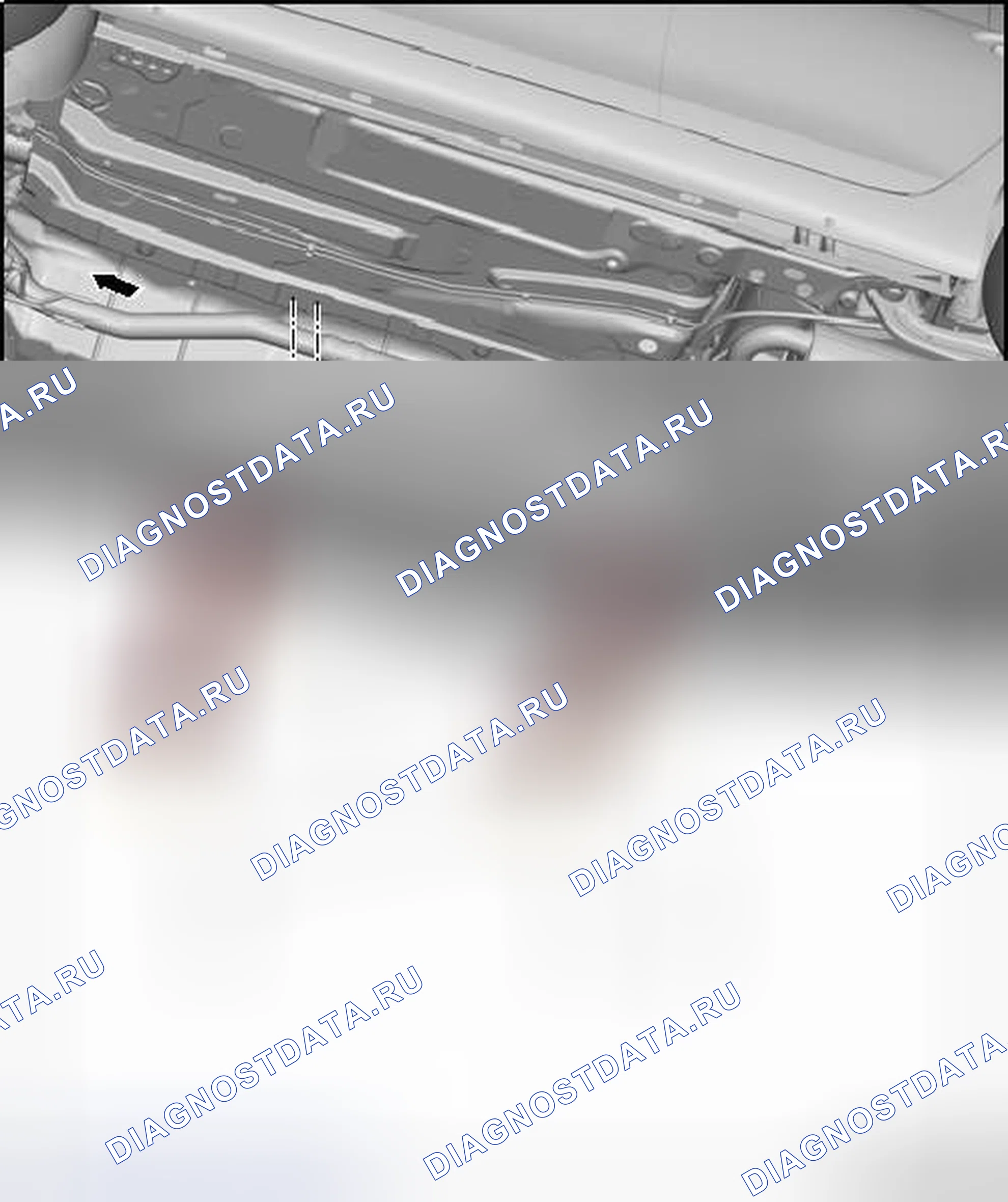 Рис. 7: ОБЗОР ТУННЕЛЬНОГО МОСТА. Volkswagen Golf Mk7