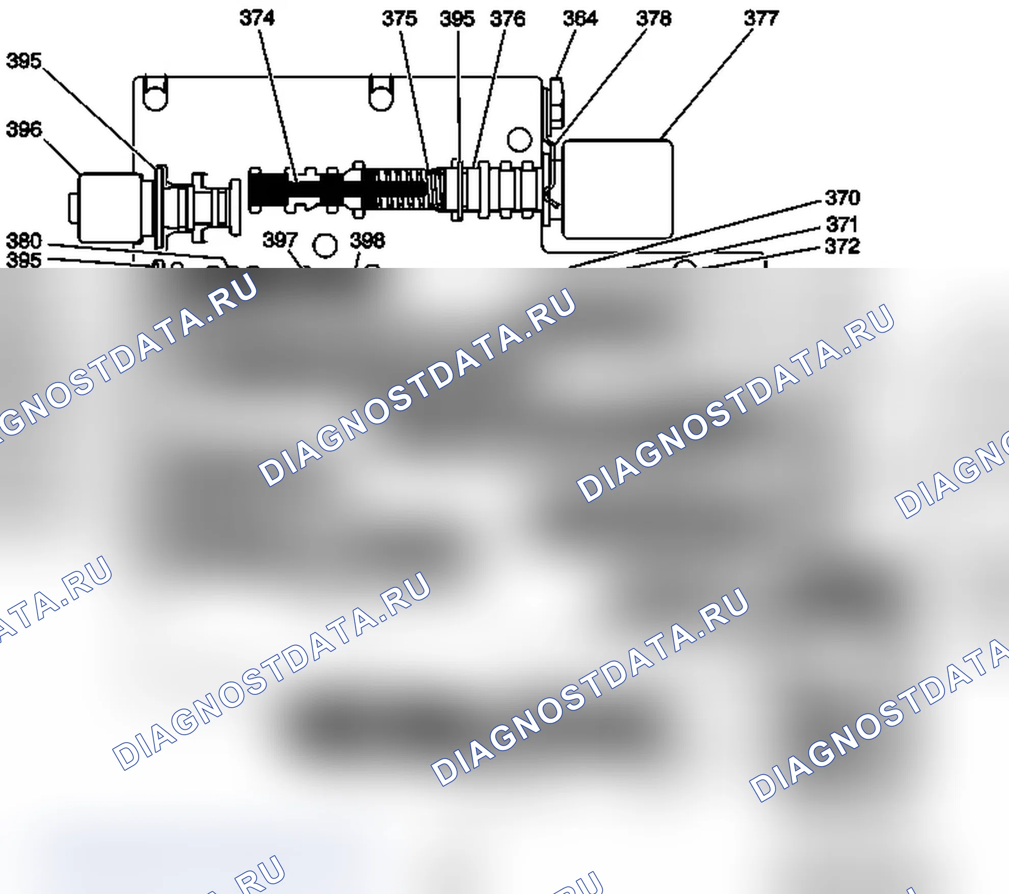 Рис. 179: Ряды клапанов. Chevrolet Express G1500 