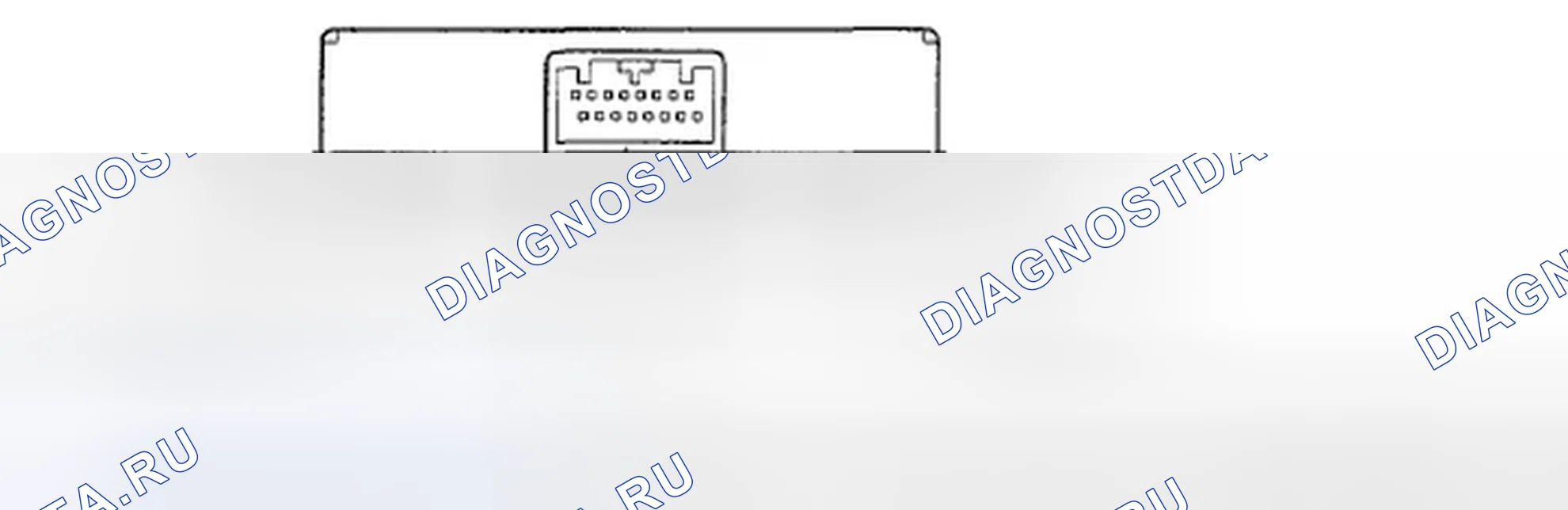 Рис. 57: Разъем ANC/активно Sound управление Unit для входов и выходов. Acura TSX II