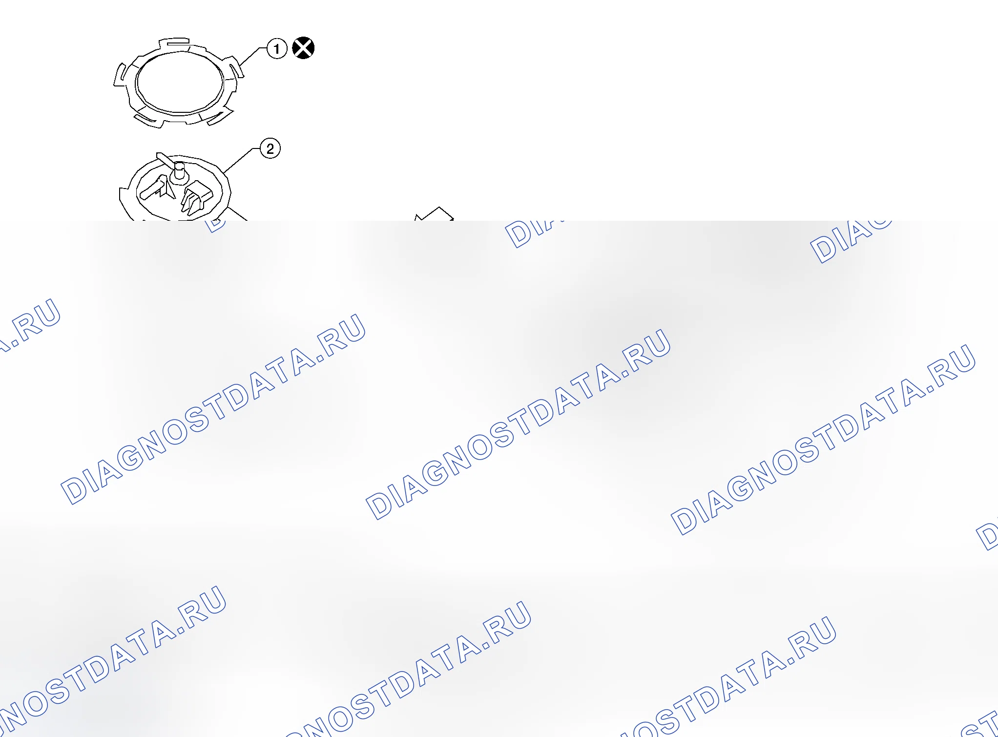 Рис. 29: Демонтаж и монтаж для всех моделей, кроме Pzev. Honda N-BOX Slash I