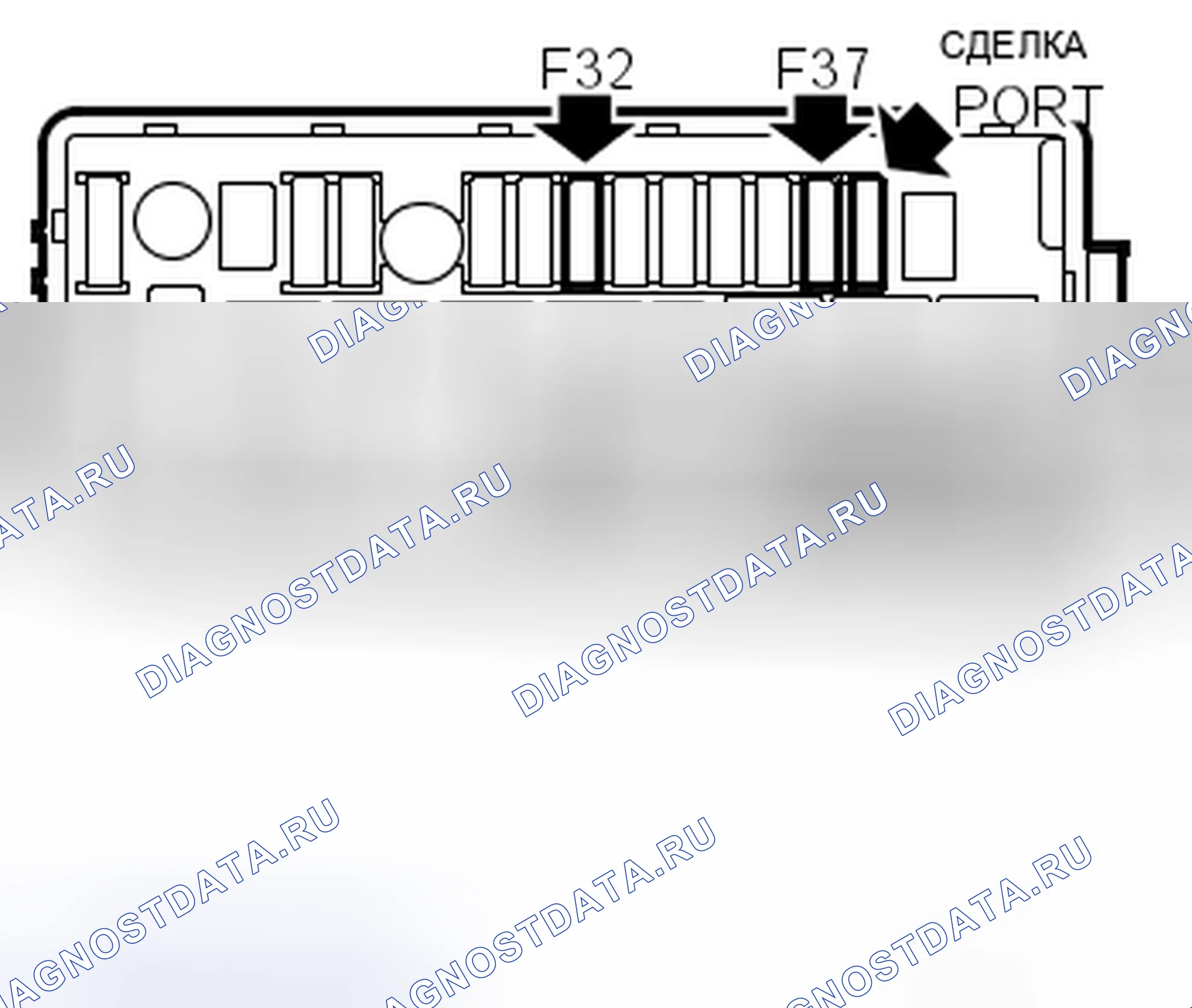 Рис. 55: Проверка батареи во время обслуживания. Saab 9-3 II