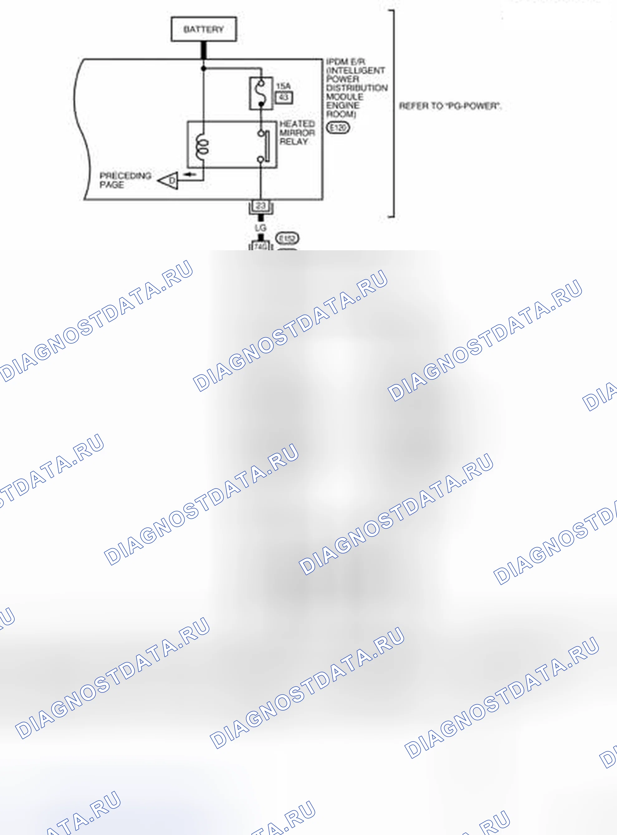 Рис. 25: электросхема - Gw-DEF-03. Nissan Frontier D40