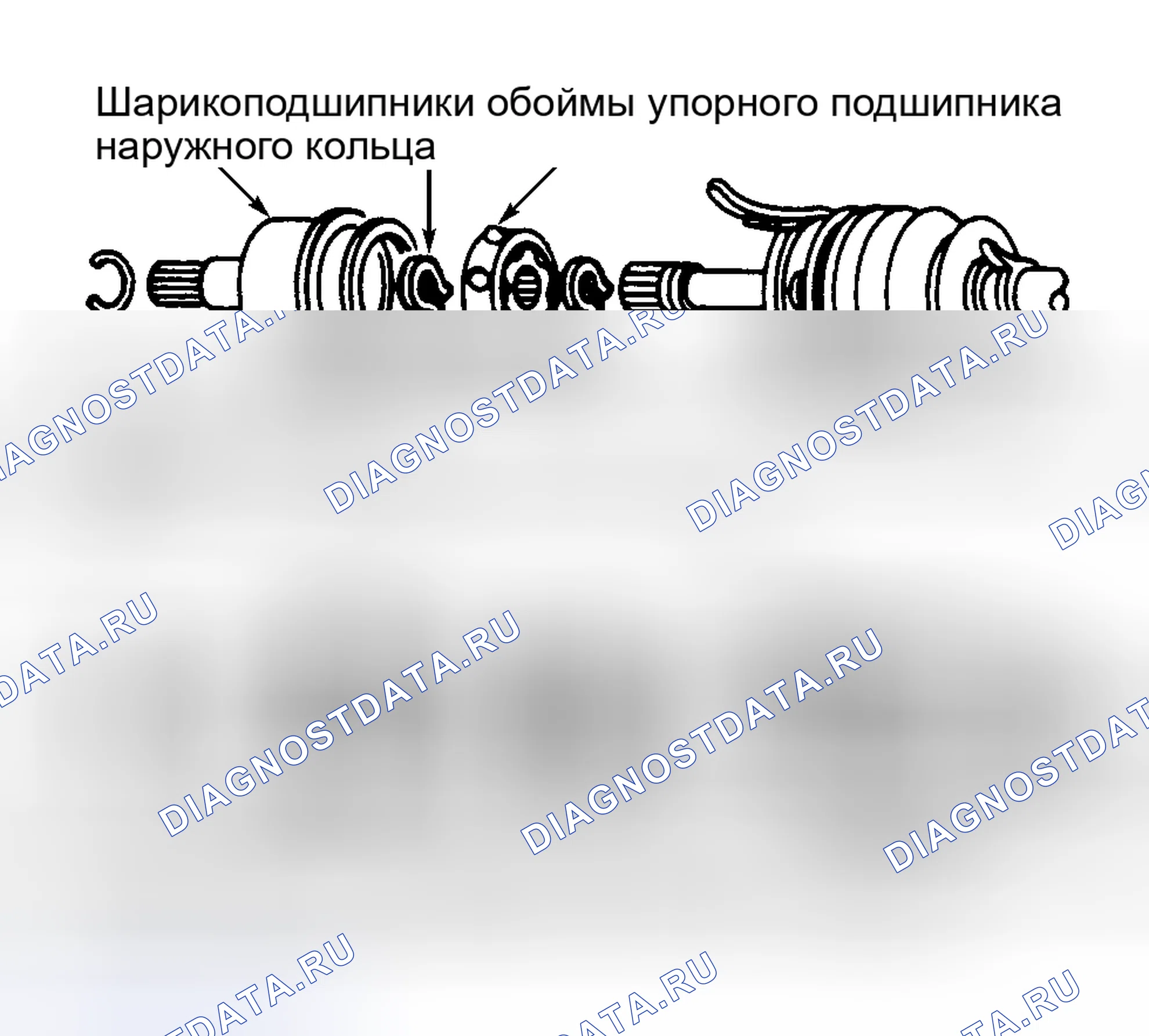 Рис. 13: Разборка (зонд - фиксированное соединение CV). Ford Escort V рестайлинг