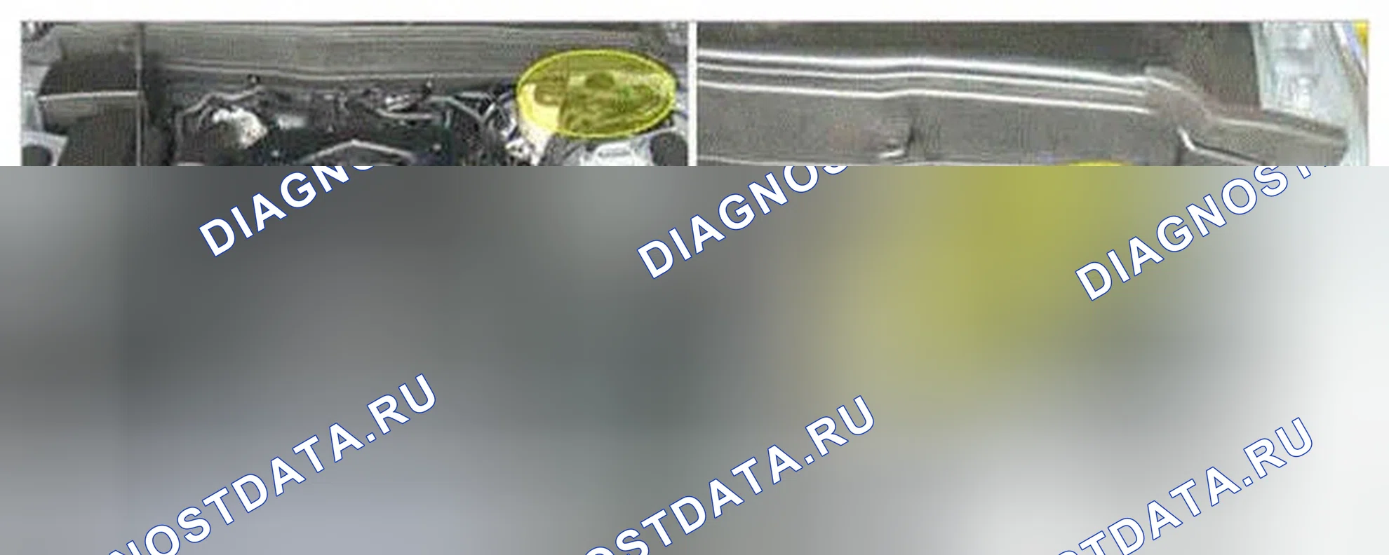 Рис. 970: Расположение компонентов. Hyundai Genesis I рестайлинг