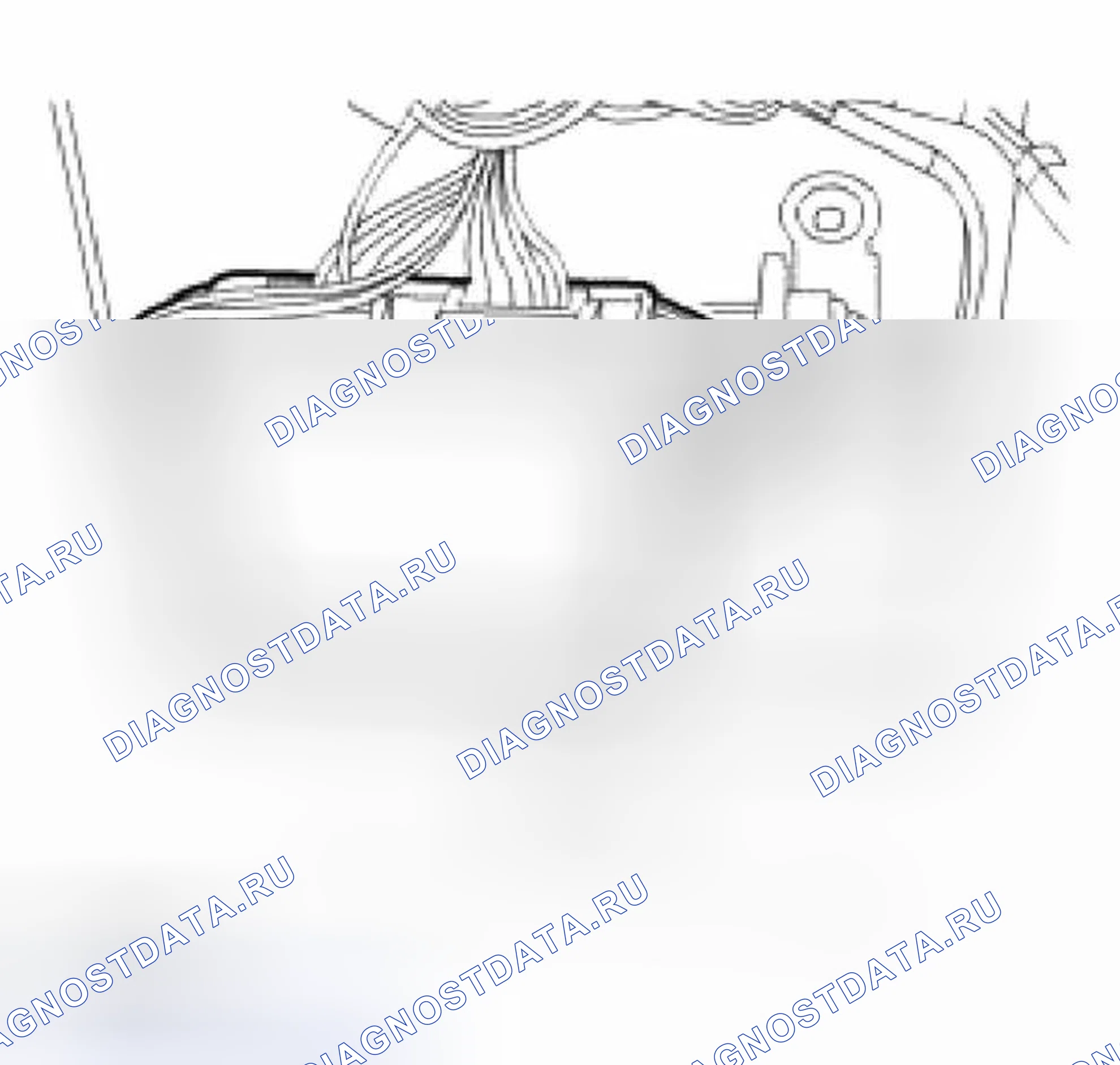 Рис. 13: Люк в крыше блока управления (ЭБУ). Land Rover Discovery L318
