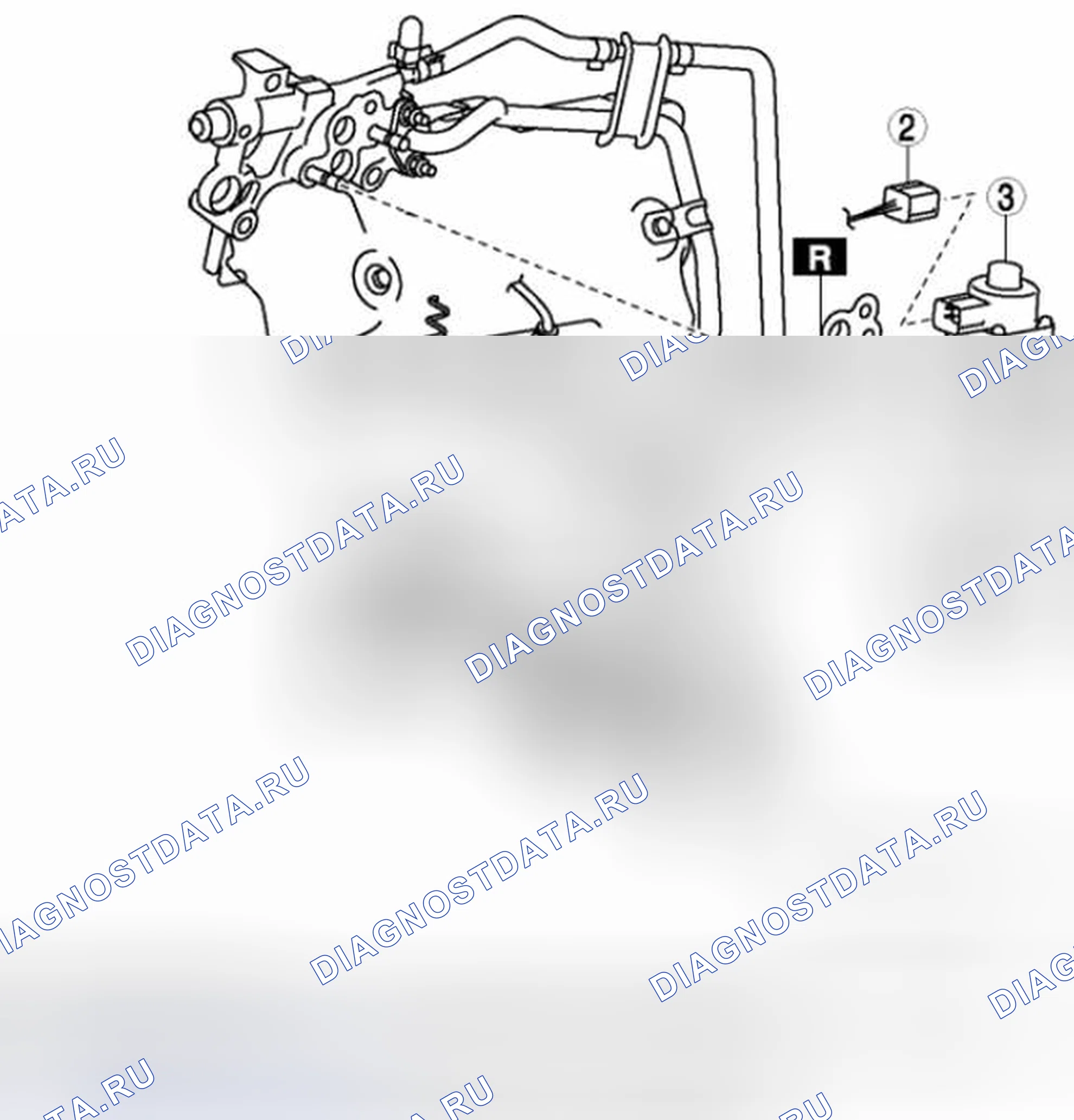 Рис. 17: ДЕМОНТАЖ / МОНТАЖ КЛАПАНА рециркуляция отработавших газов [Mzr 1.5]. Audi Q8 I