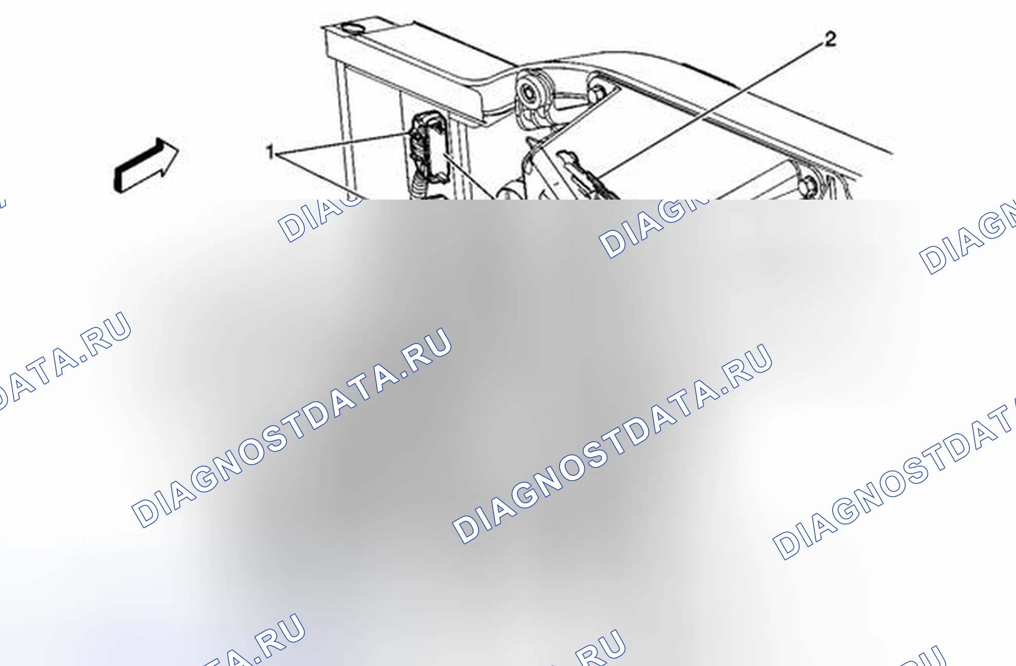 Рис. 140: Поддержка радиатора Lf (с коробкой передач Allision). Chevrolet Cab & Chassis Silverado 3500 GMT800 early