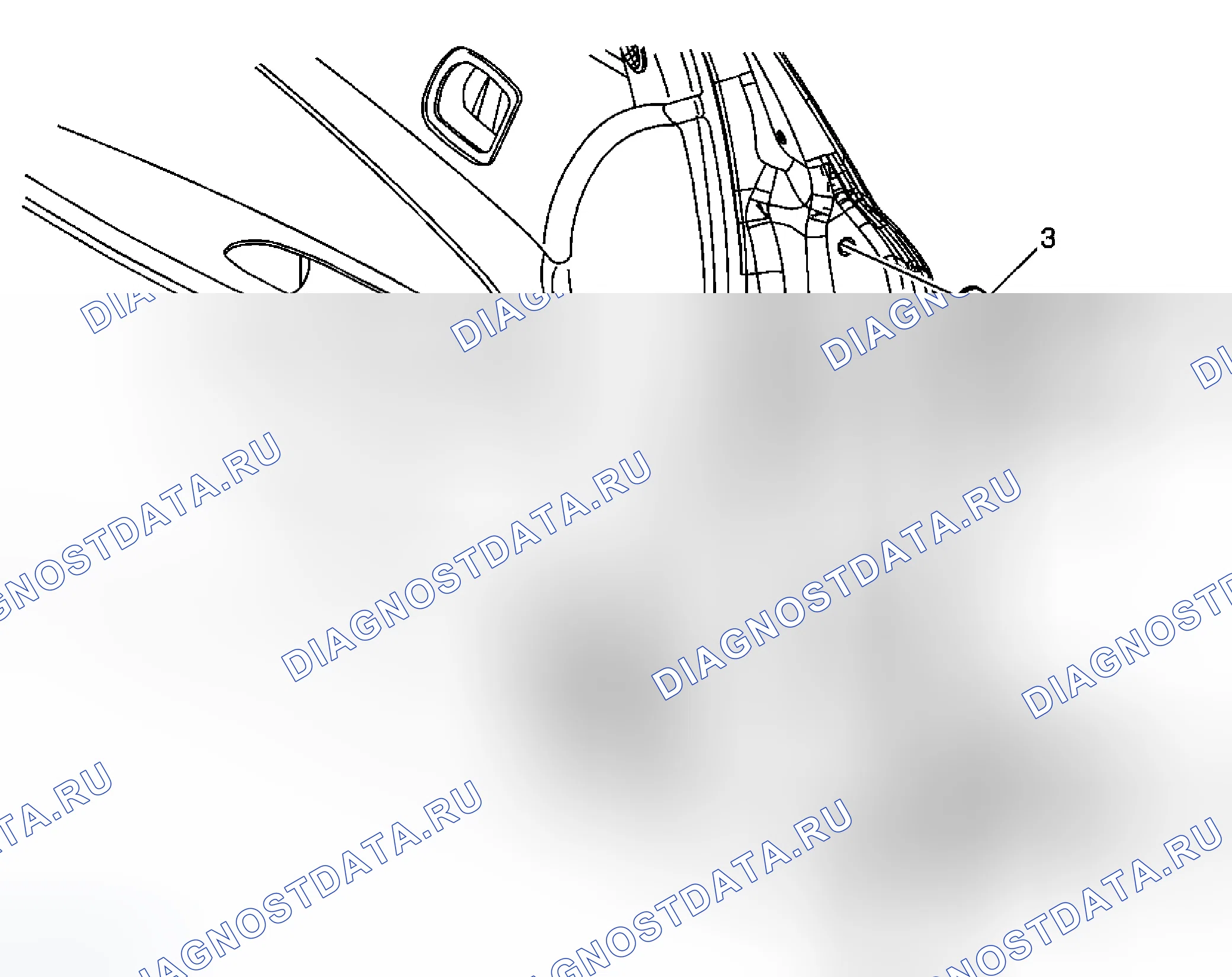 Рис. 25: Замена петель - передняя дверь. Chevrolet Cobalt I