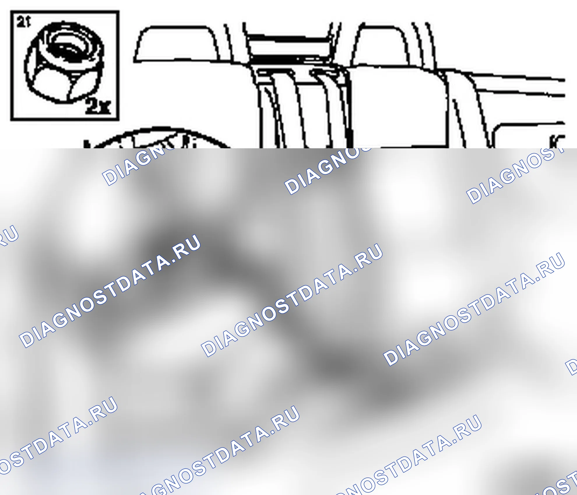 Демонтаж и установка ремня безопасности сзади (модель F67). Opel Astra G