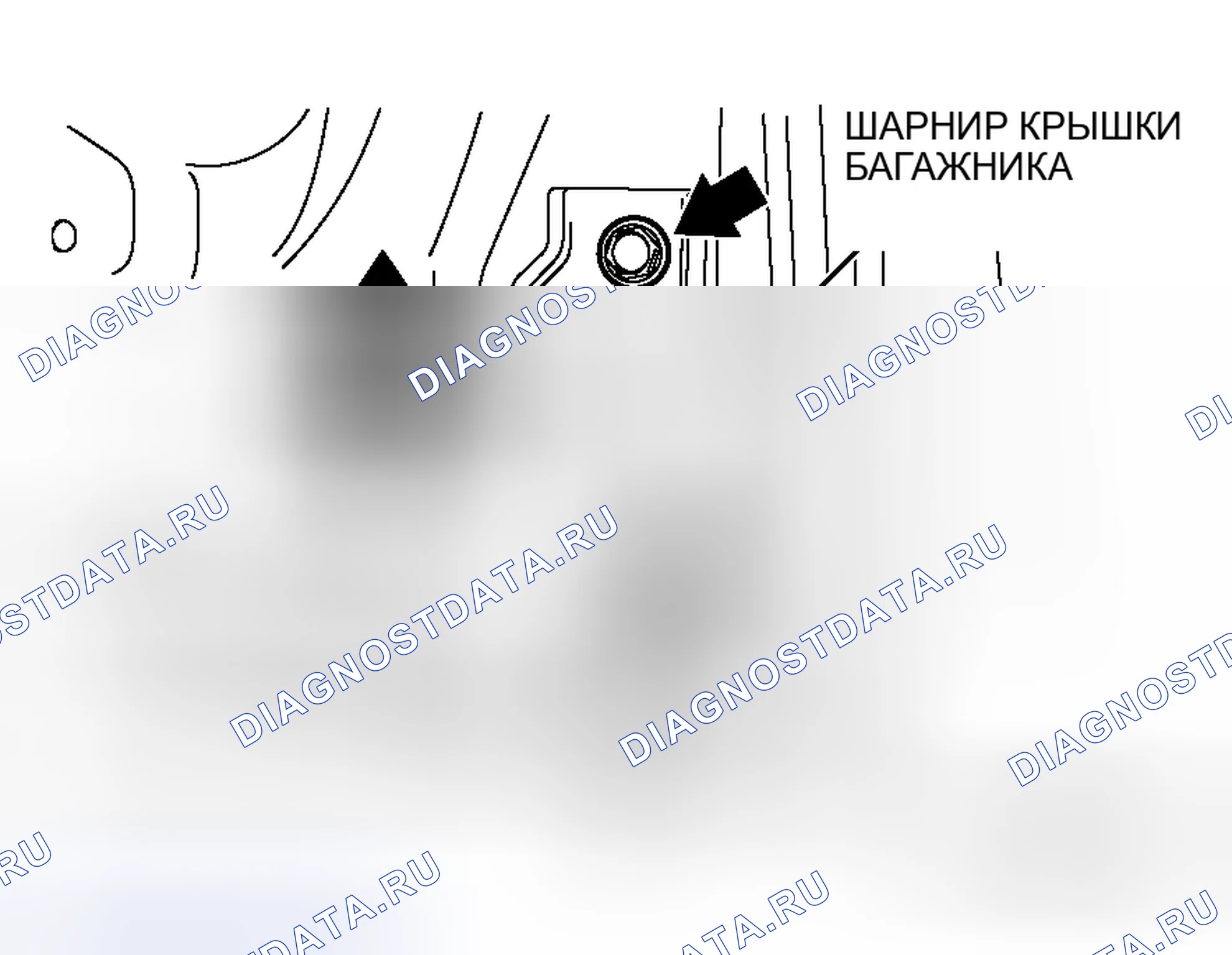 Рис. 18: РЕГУЛИРОВКА ЗАЗОРА ВОКРУГ КРЫШКИ БАГАЖНИКА. Mitsubishi Galant IX рестайлинг