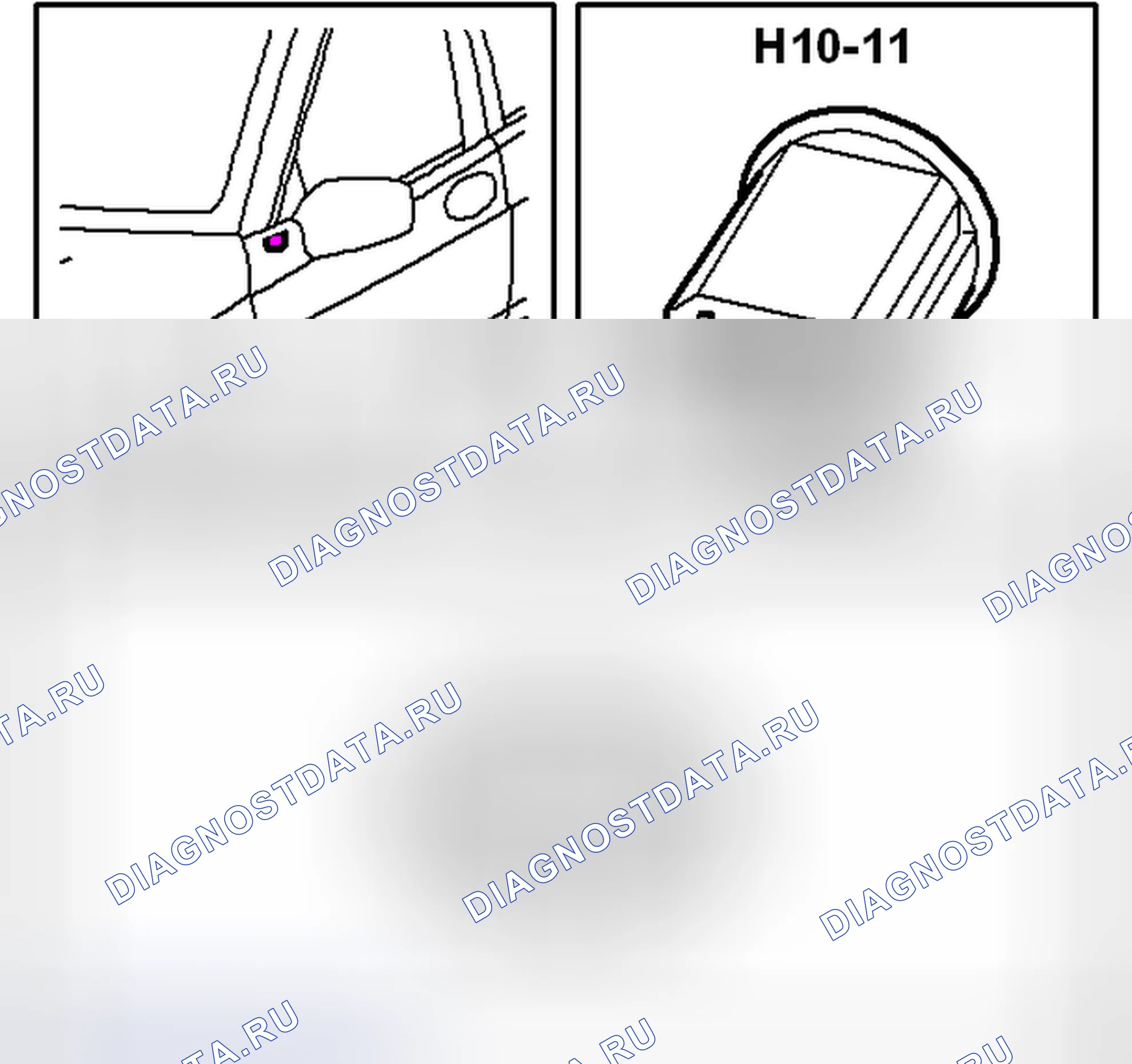 Рис. 266: Разъем H10-11. Kia Picanto III