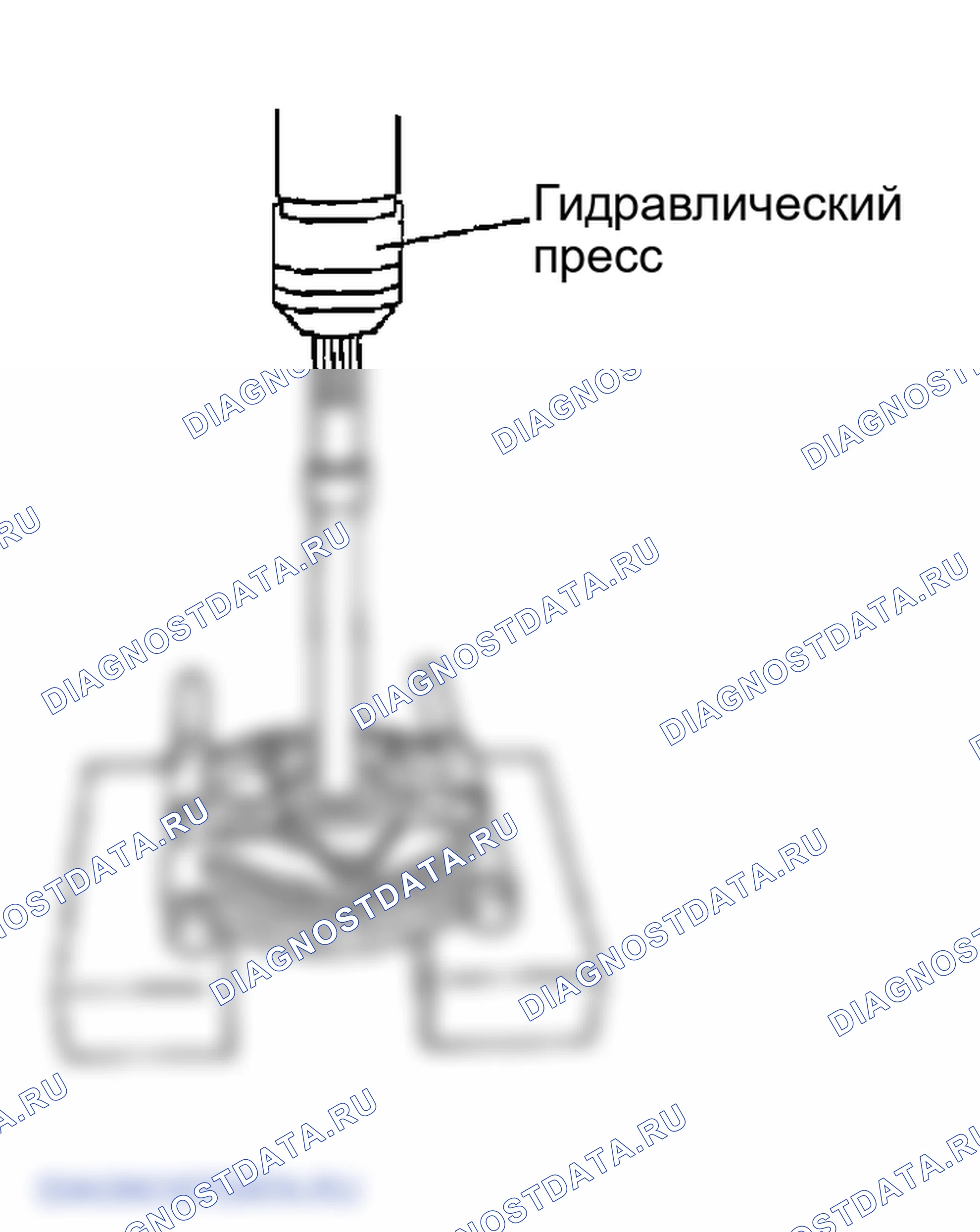 Рис. 40: Замена подшипника и масляного уплотнения. Infiniti FX35 I