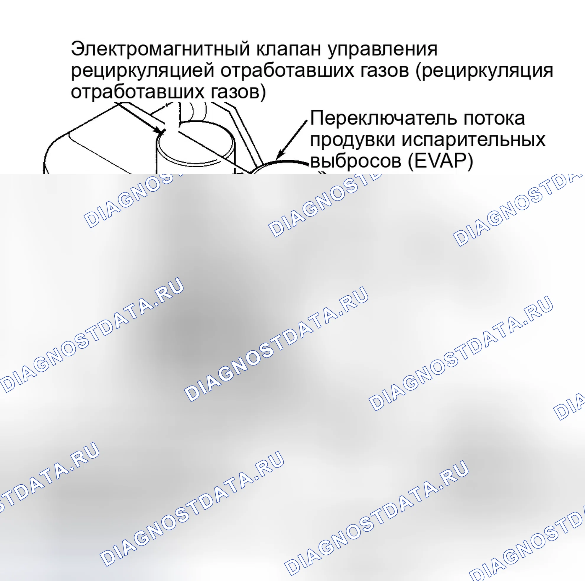 Рис. 144: Идентификация вакуумных шлангов блока управления (Accord 2.7L V6). Honda Accord V