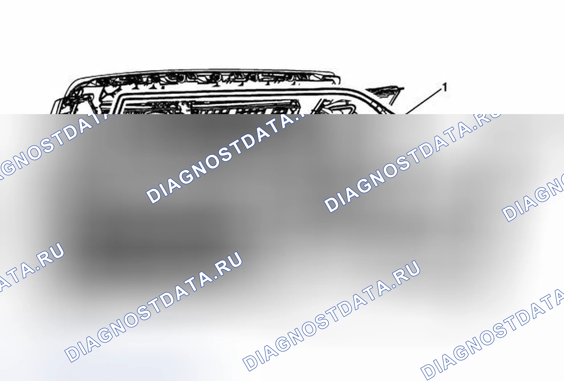 Рис. 14: Замена шланга насоса омывателя фар. Cadillac ATS I