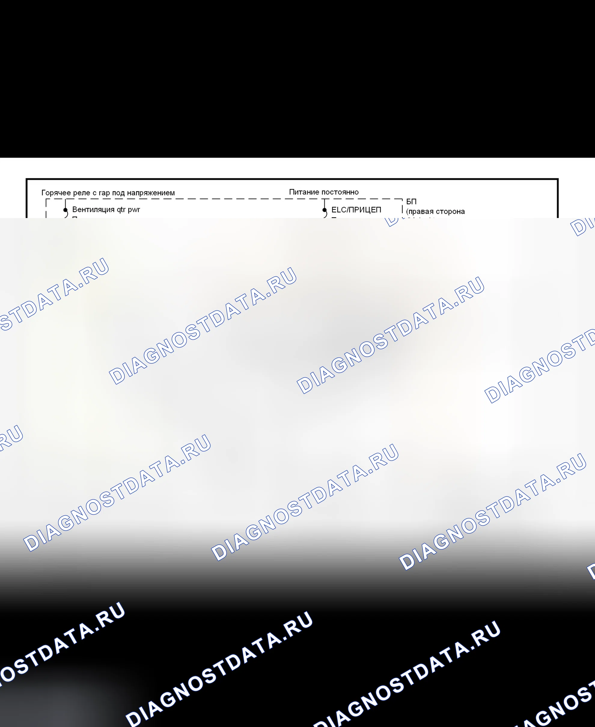 Рис. 18: Схема подключения электронного контроля уровня (ALC) (Fwd фургон без инфлятора - 2000-01). Chevrolet Venture I