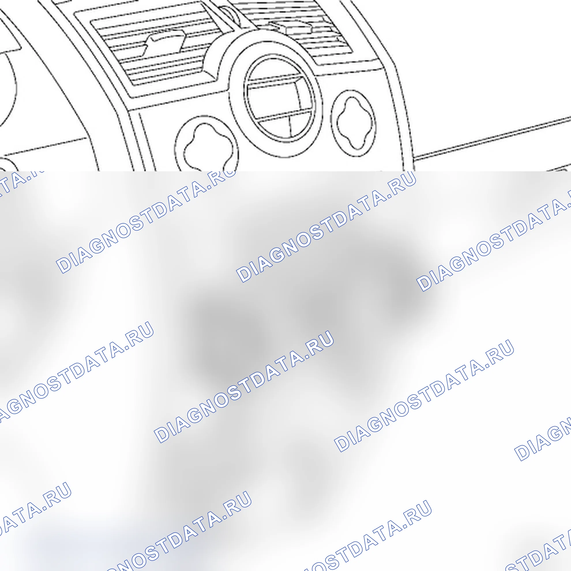 Приборная панель — вариант 2. Renault Scenic II