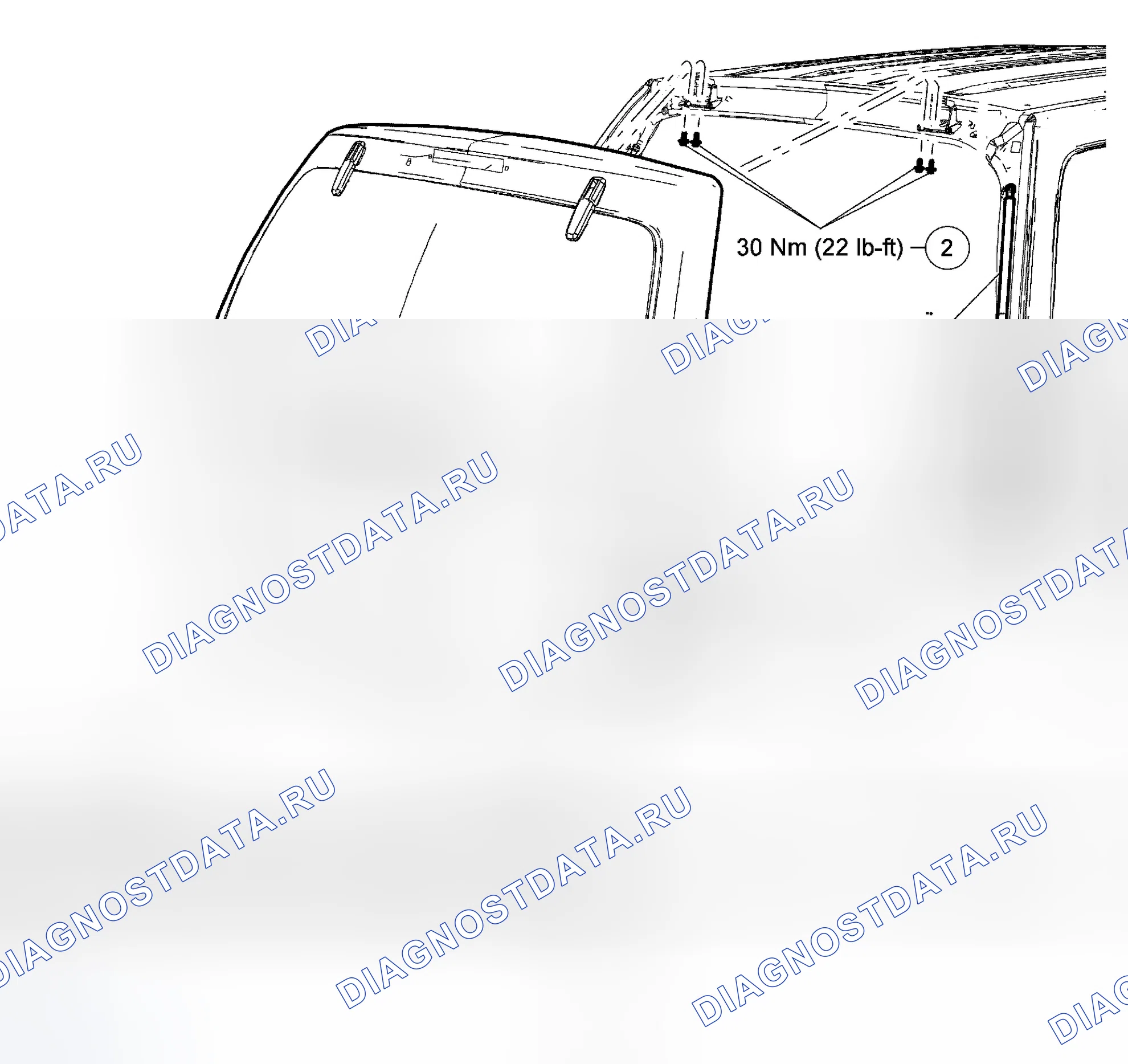 Рис. 32: Подъемные ворота. Ford Escape I рестайлинг