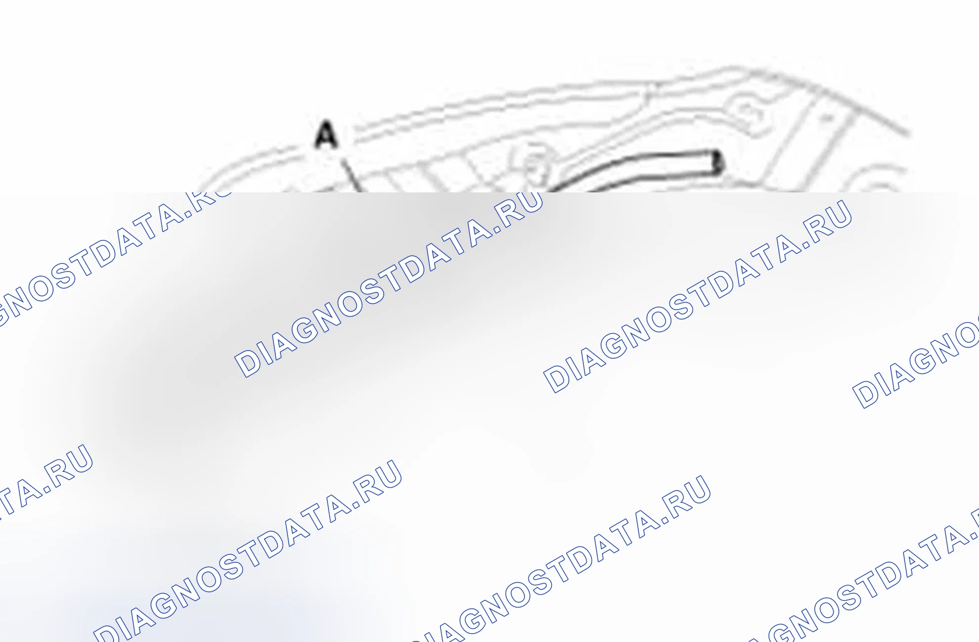 Рис. 29: Замена погодной полосы уплотнения капота. Hyundai Sonata VI
