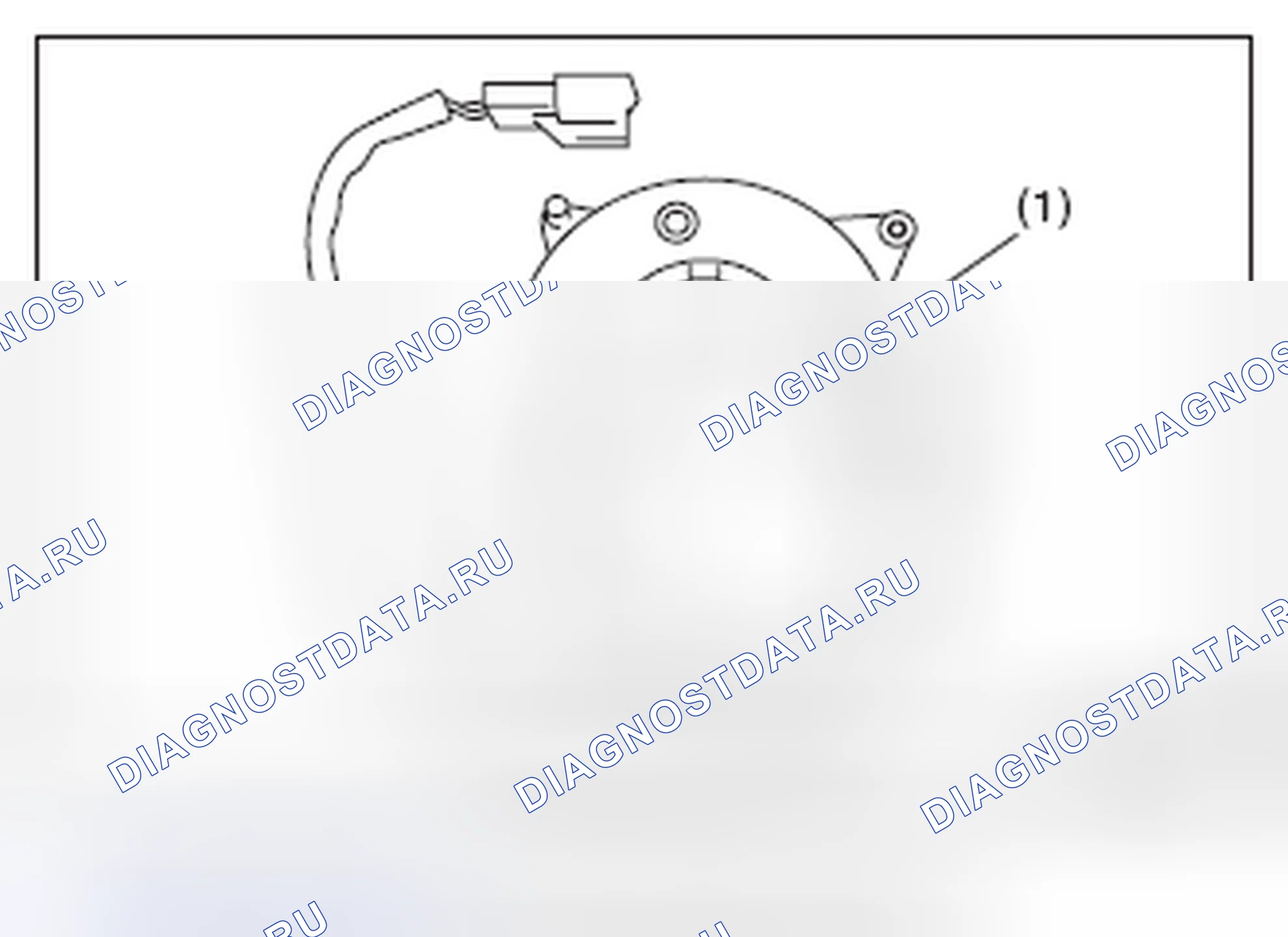 Рис. 92: ДАТЧИК УГЛА ПОВОРОТА РУЛЯ. Subaru Impreza GK