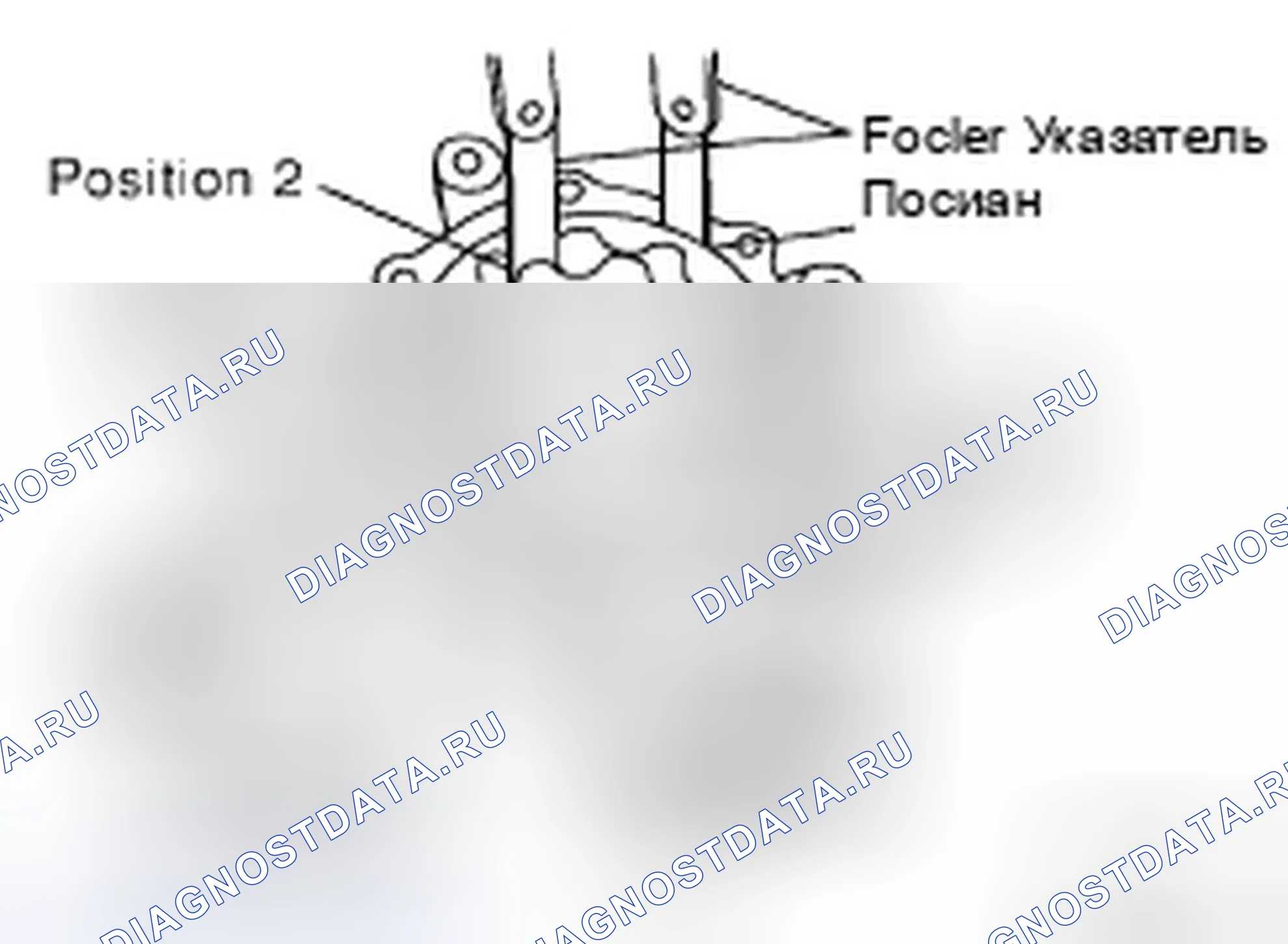 Рис. 15: Измерение радиального зазора с помощью щупа. Infiniti FX45 I рестайлинг