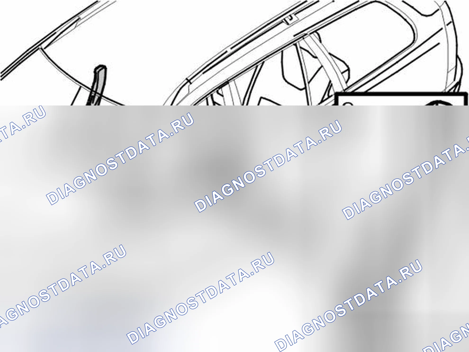 Рис. 127: СИДЕНЬЕ МОДУЛЯ ПОДУШКИ БЕЗОПАСНОСТИ (SIPS). Volvo XC90 I рестайлинг