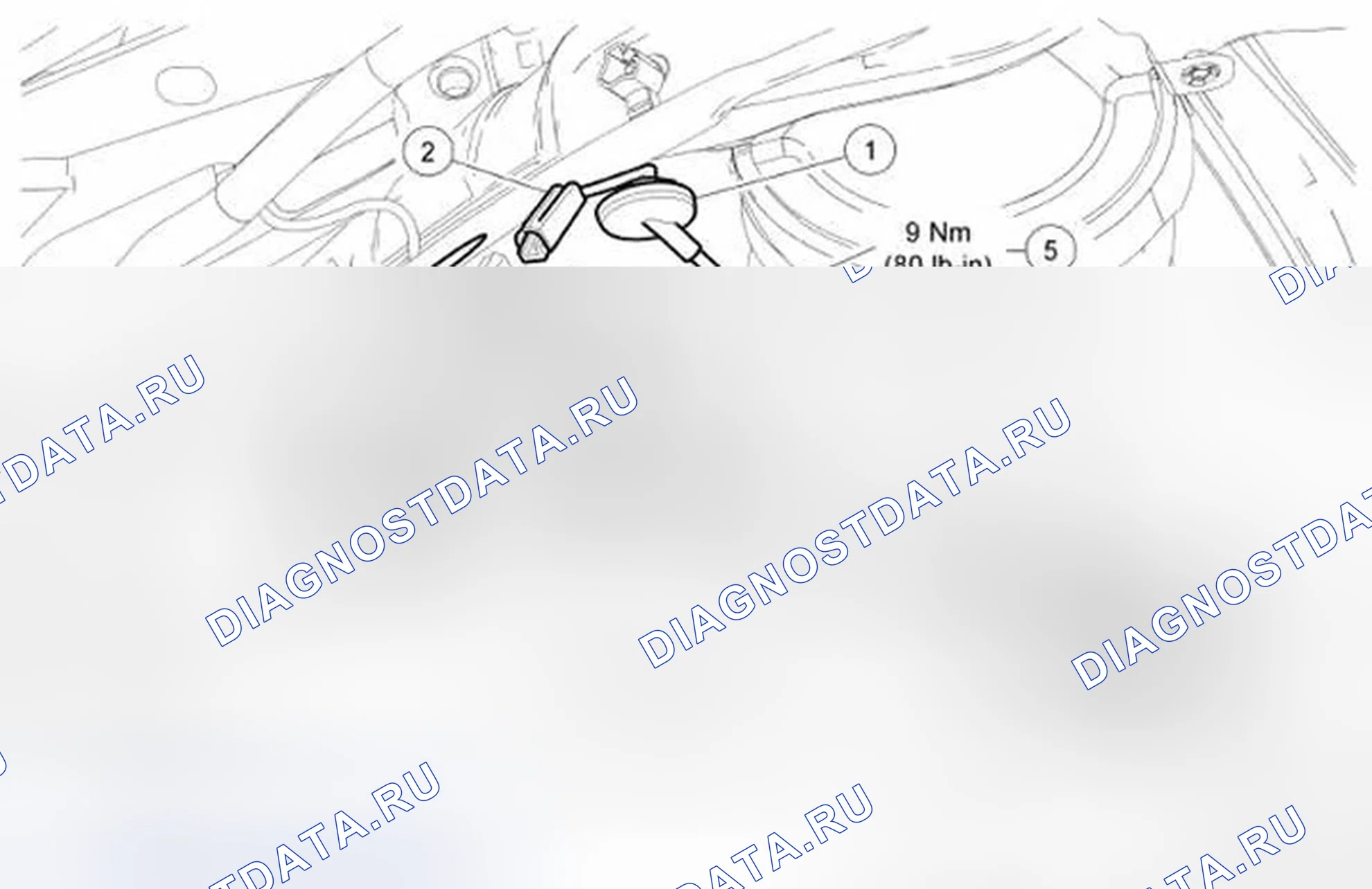 Рис. 90: Датчик скорости колеса - задний. Ford Escape I рестайлинг 2