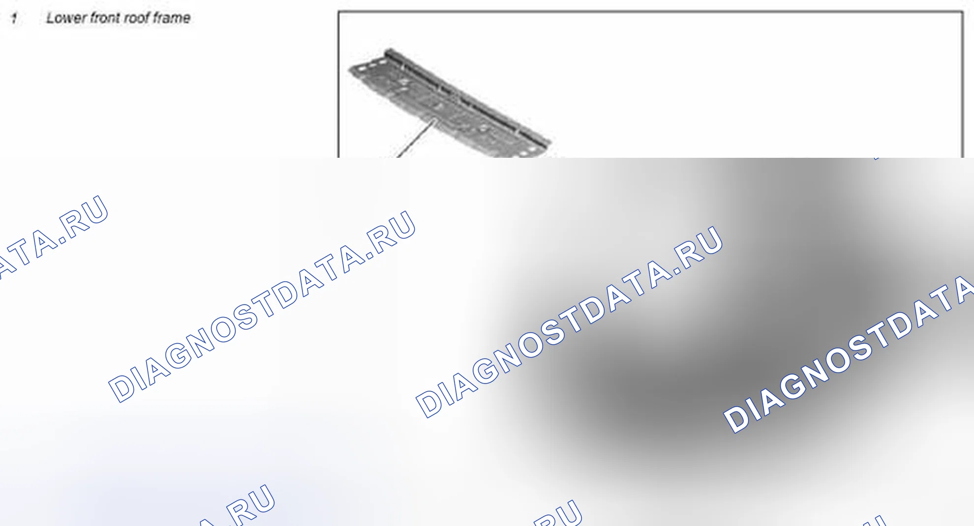 Рис. 343: Снять / установить раму передней крыши - AR65.20-P-xtegx1 1006MCD. Kia Soul I