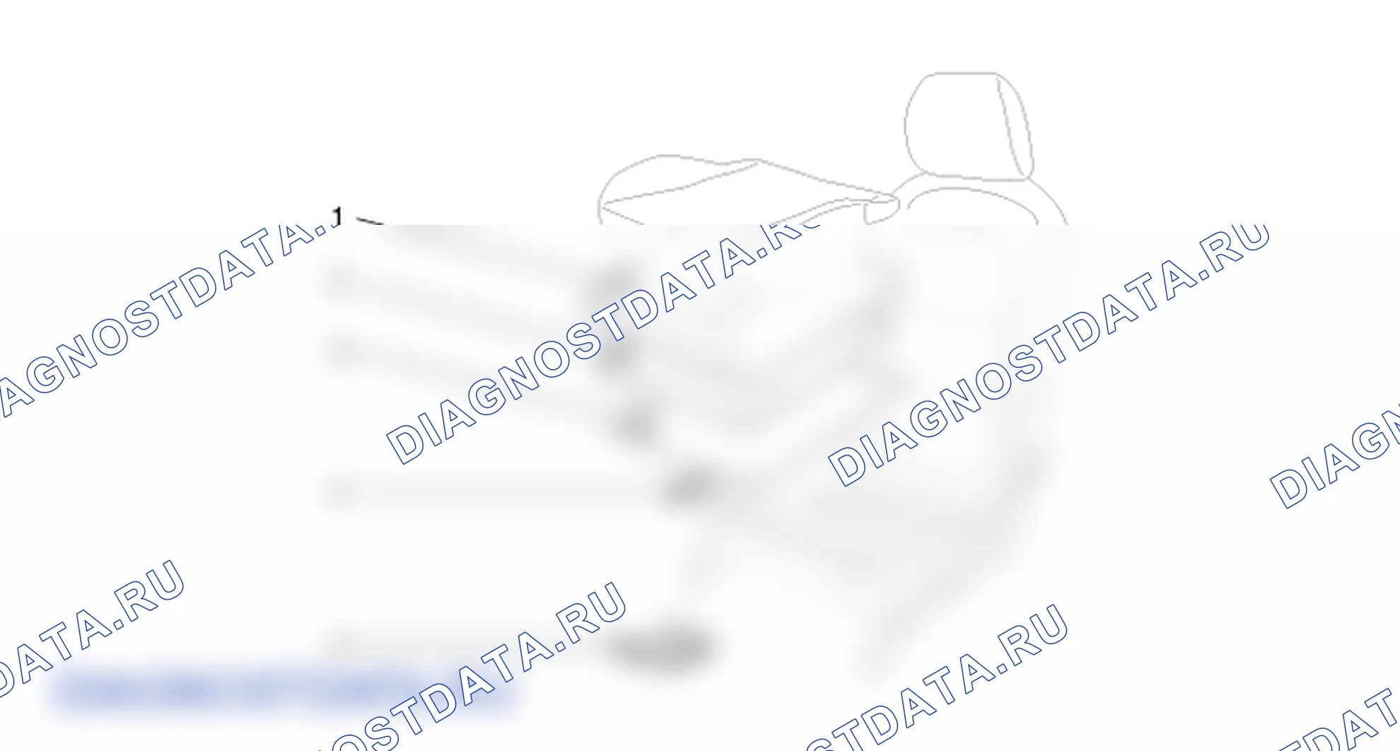 Детали датчика обнаружения пассажира (PODS). Hyundai Genesis Coupe(Bk)-U.S. I