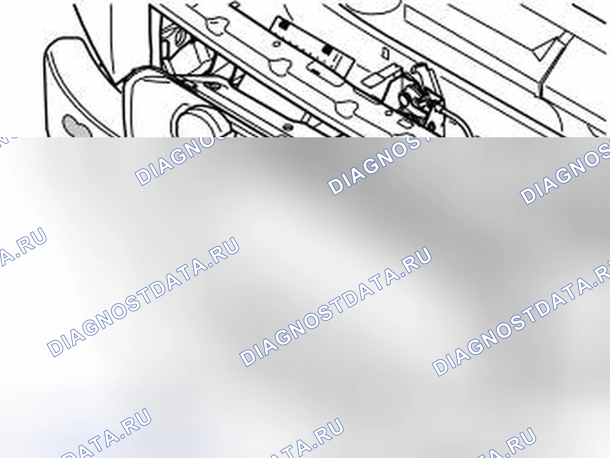 Рис. 714: ВЫРЕЗ ПЕРЕД ПЕНОЙ. Volvo S40 II