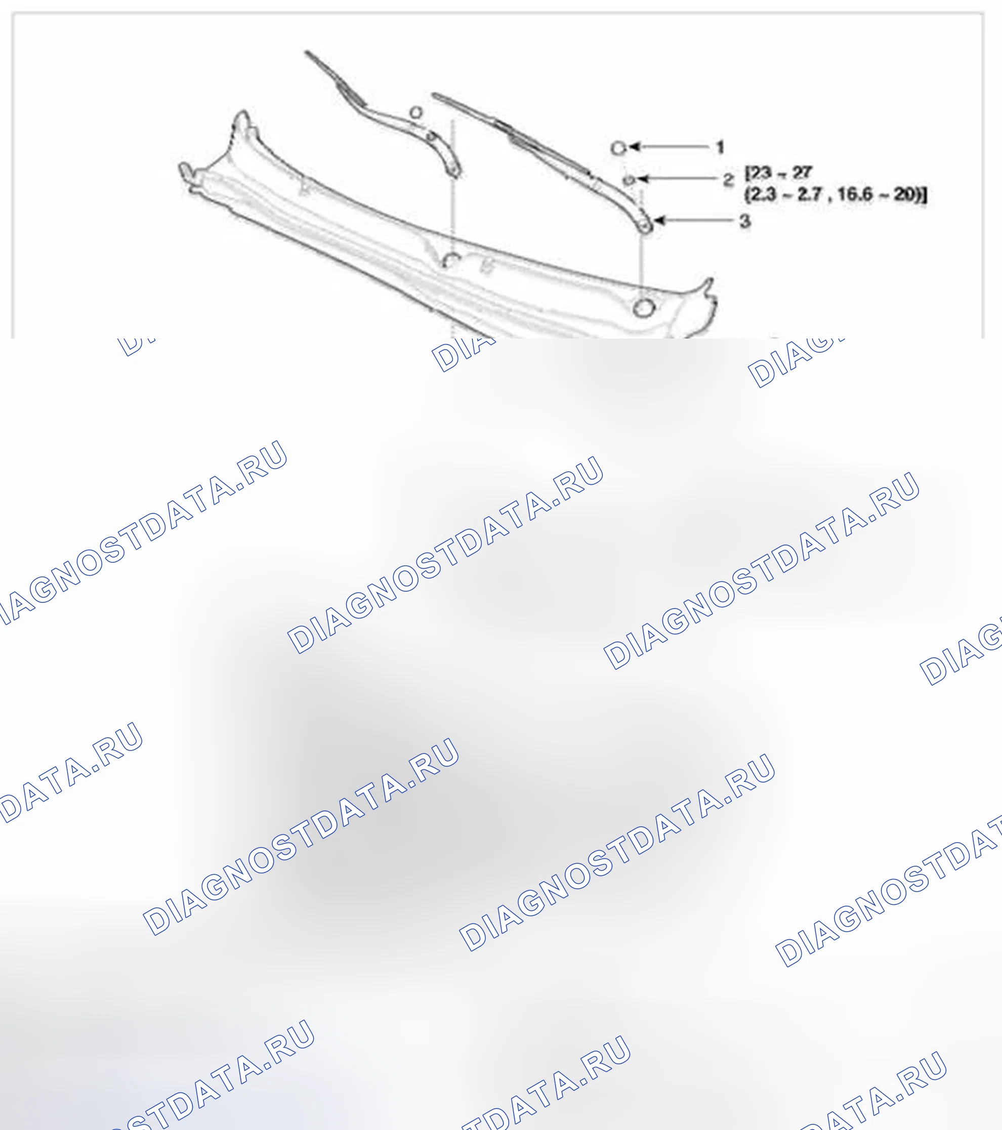 Рис. 13: Расположение компонентов. Hyundai Azera II