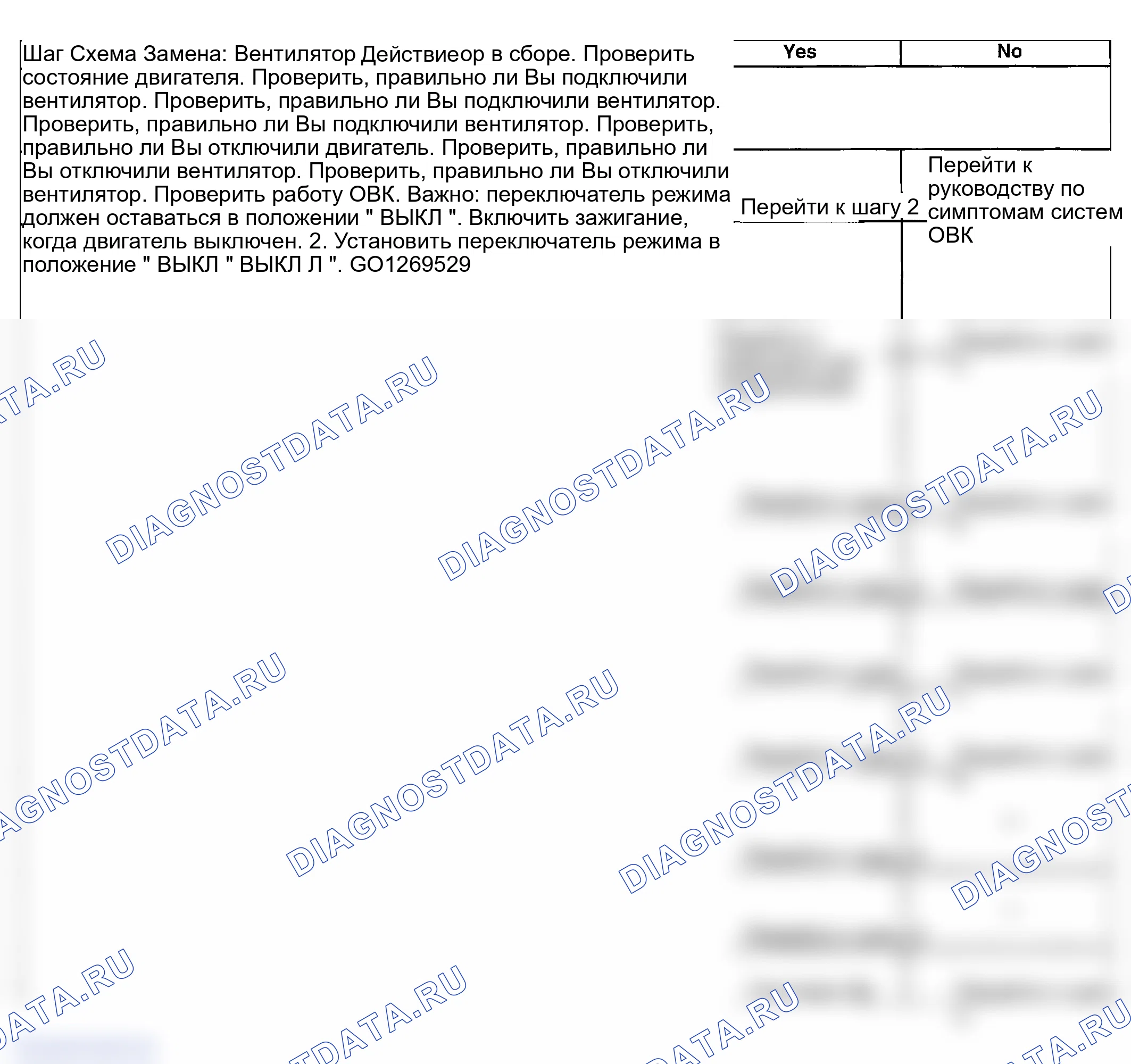 Рис. 248: Двигатель воздуходувки всегда включен. GMC Savana Special G3500 