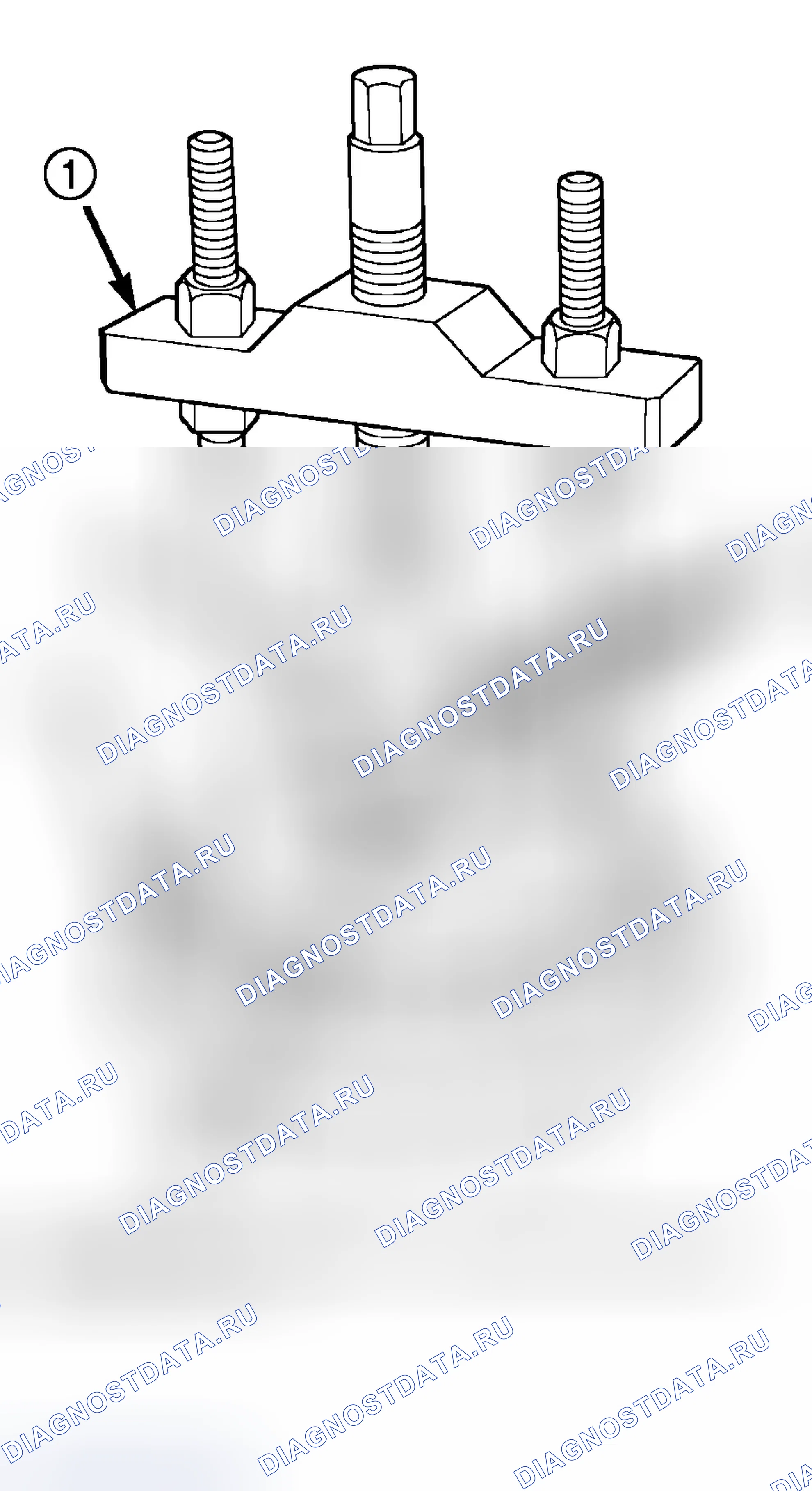 Рис. 240: ДЕМОНТАЖ. Dodge Pickup R1500 
