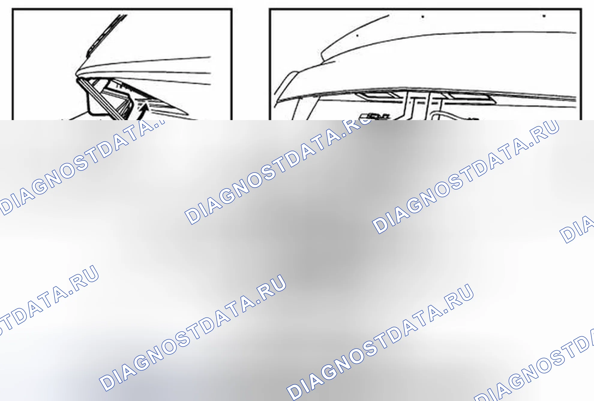 Рис. 45: Замена аппликации с фиксированной ручкой задней крышки. Cadillac ATS I