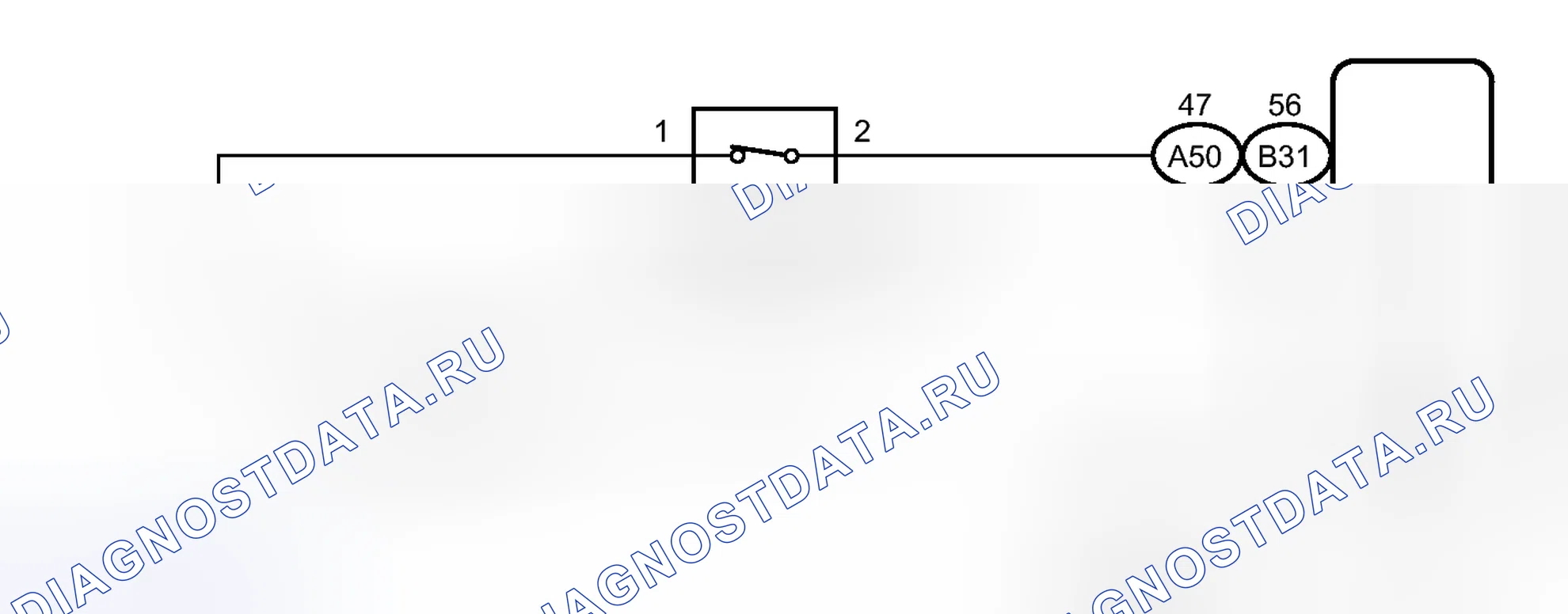 Рис. 16: электросхема. Toyota Corolla X рестайлинг