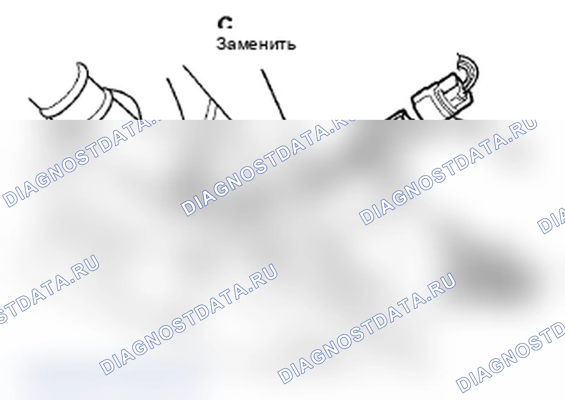 Рис. 179: Замена датчика температура охлаждающей жидкости 2. Acura MDX II рестайлинг