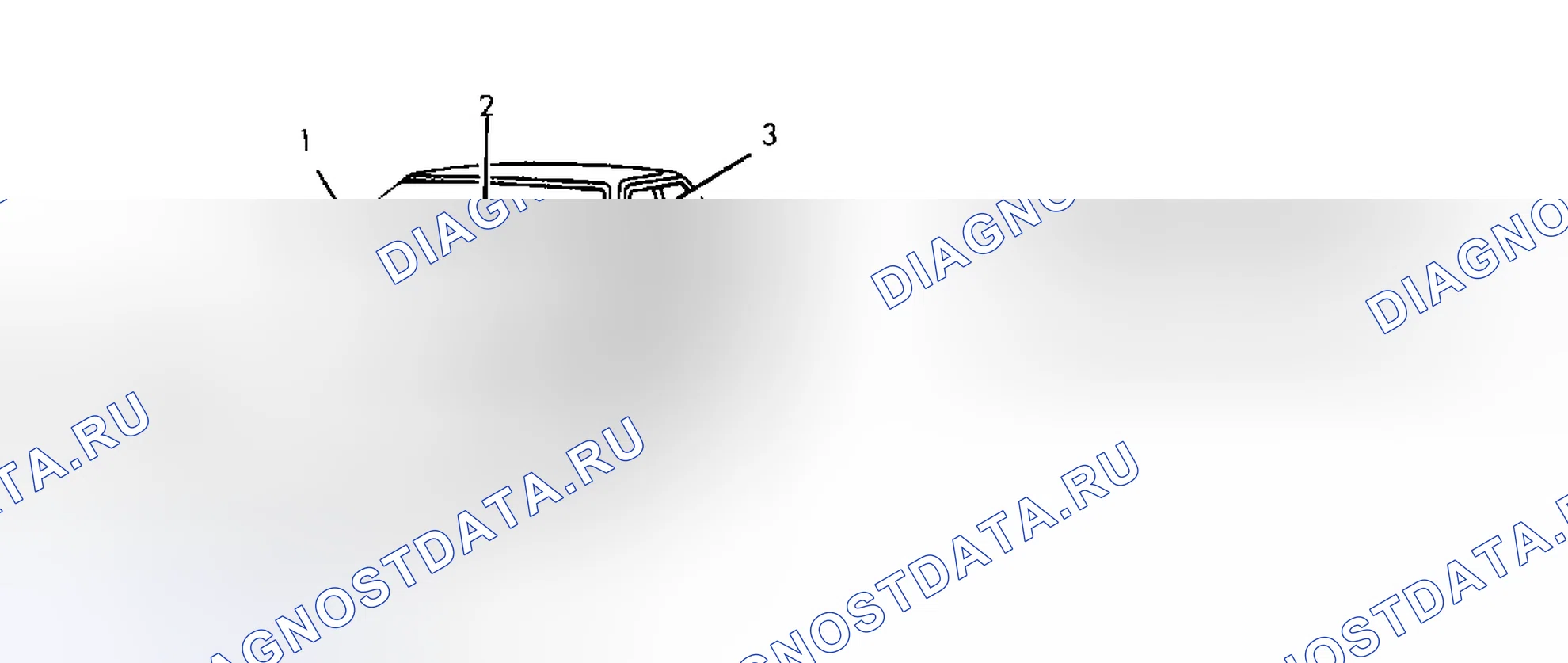 Рис. 25: РАСПОЛОЖЕНИЕ ИНФОРМАЦИОННЫХ МЕТОК. Toyota Camry V30