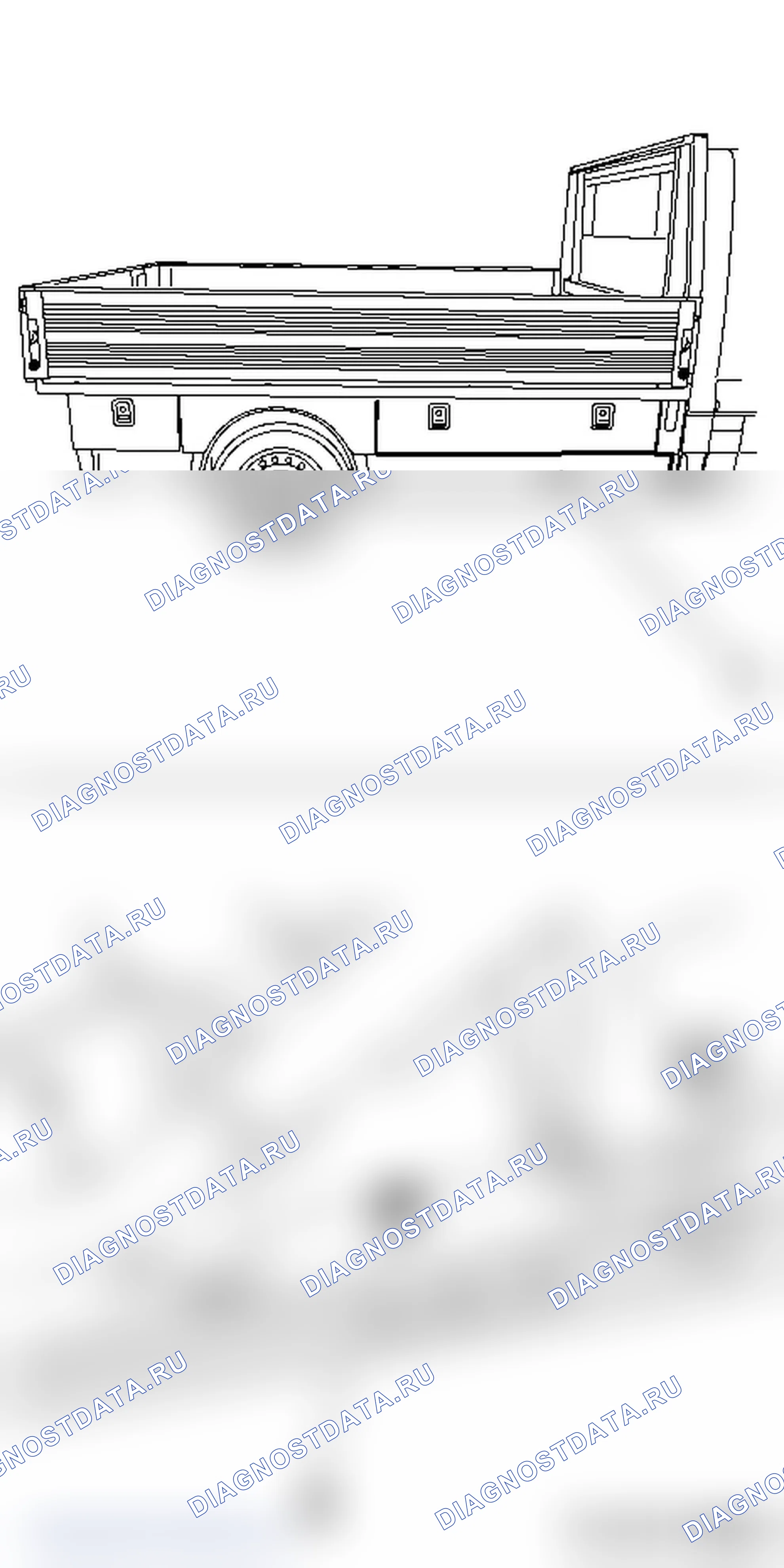 Замена боковой продольной балки (высокая платформа). Opel Vivaro A