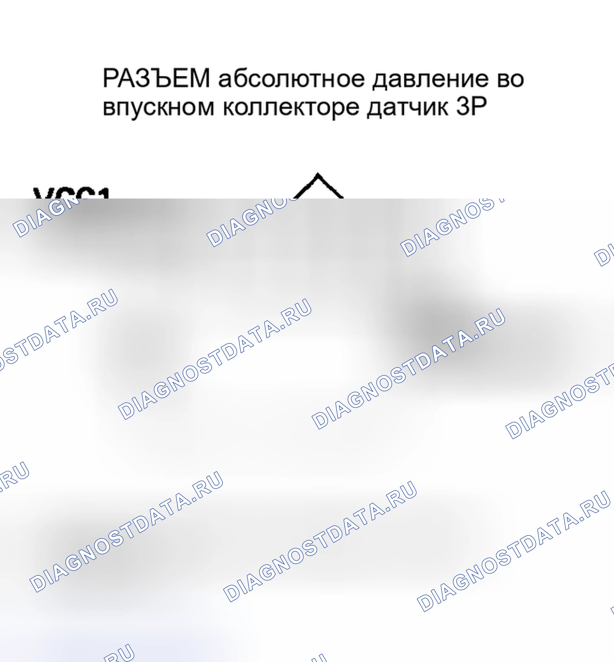 Рис. 10: P0107 расшифровка кода ошибки: низковольтная цепь датчика абсолютное давление во впускном коллекторе (модели 2005-2006 гг.). Acura RSX I