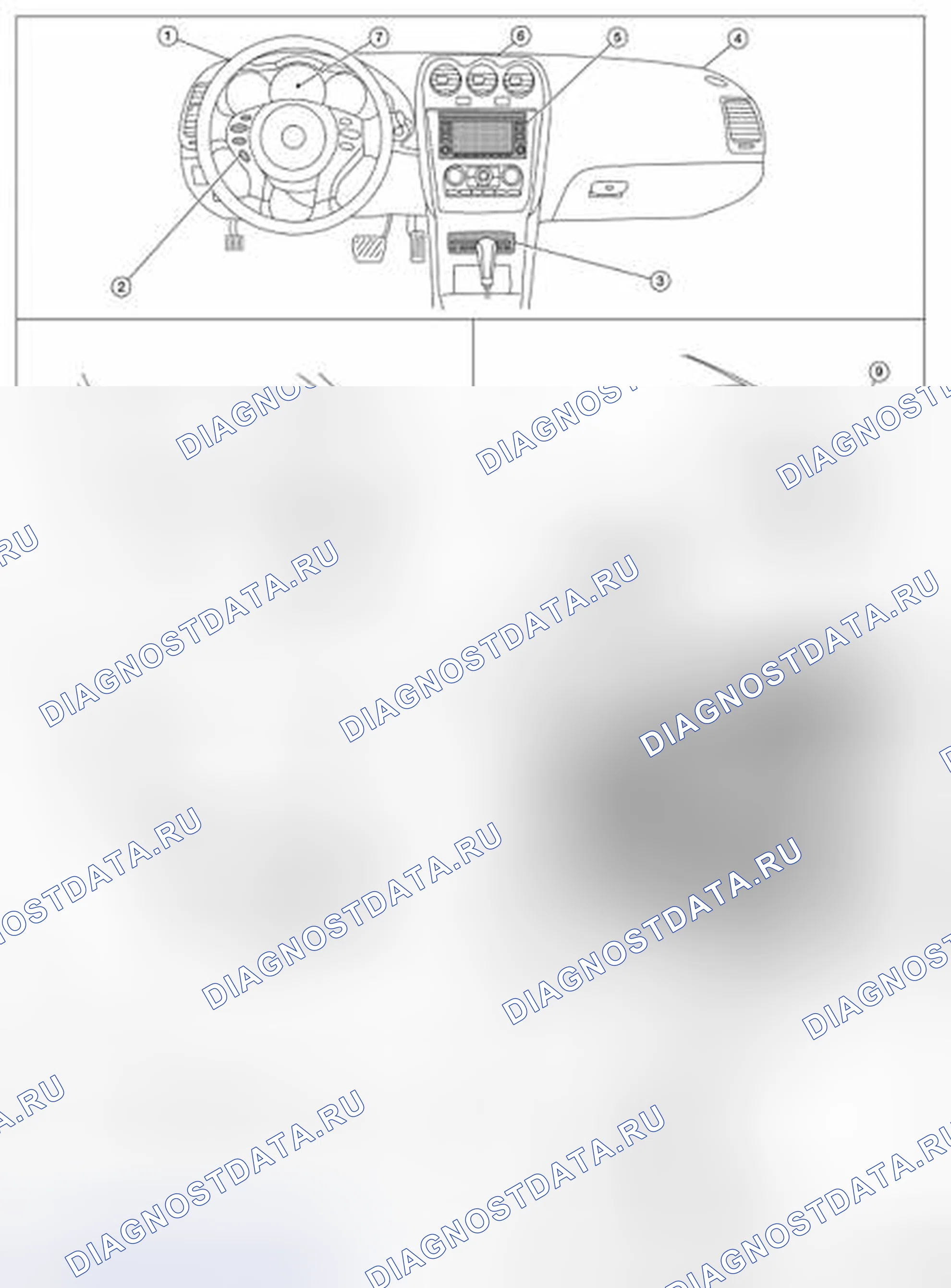 Рис. 565: Расположение компонентов. Nissan Altima L32