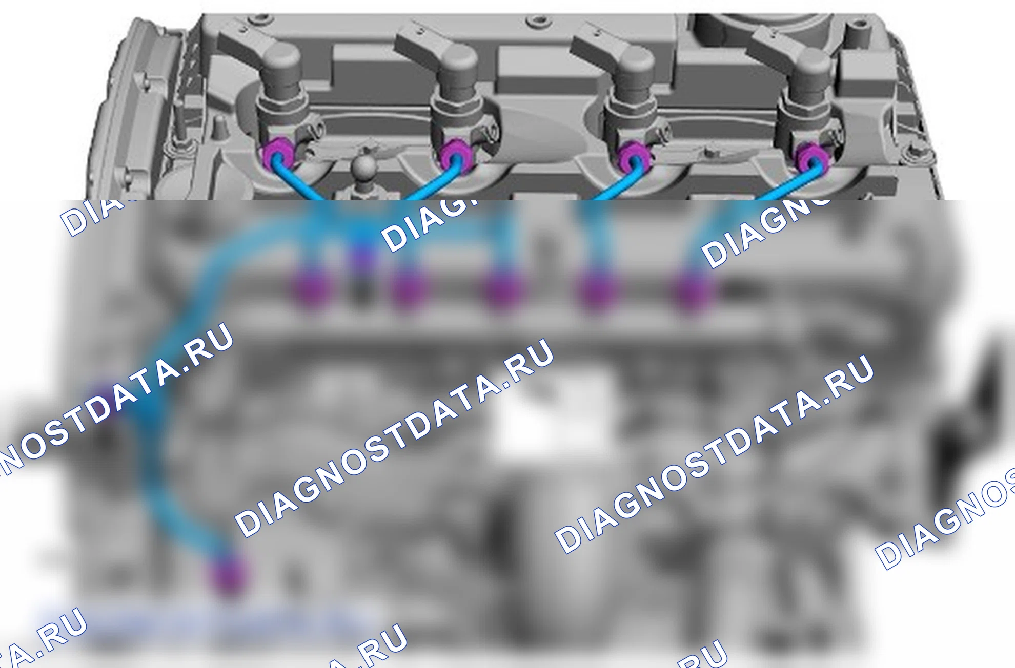 Как снять присоединяемые детали двигателя. Ford Transit VII