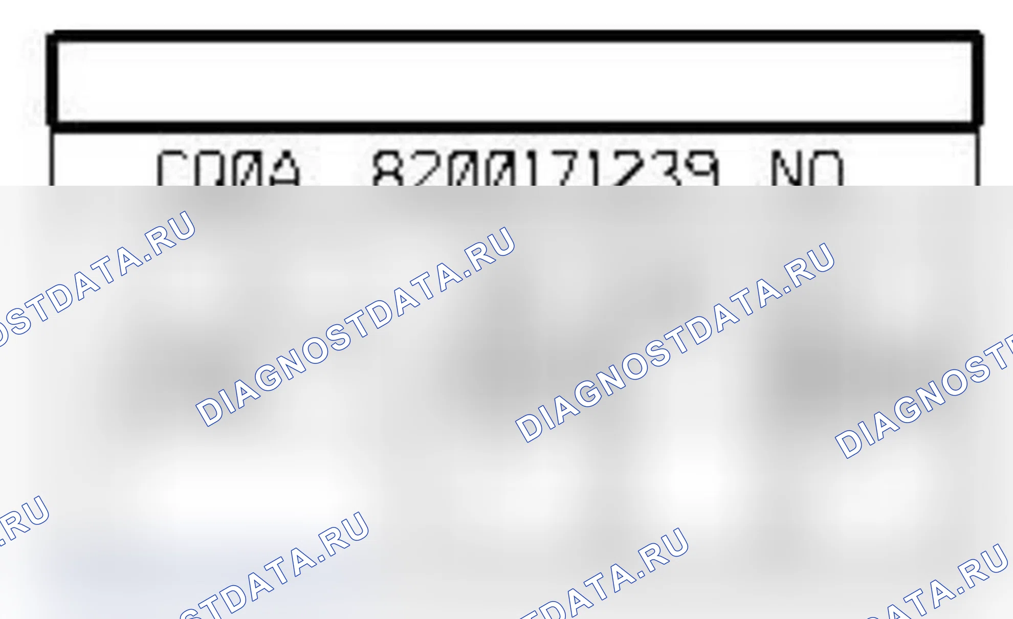 Распиновка разъёма 1396 — Передняя внутренняя антенна обнаружения карточки с функцией "свободные руки". Renault Laguna III