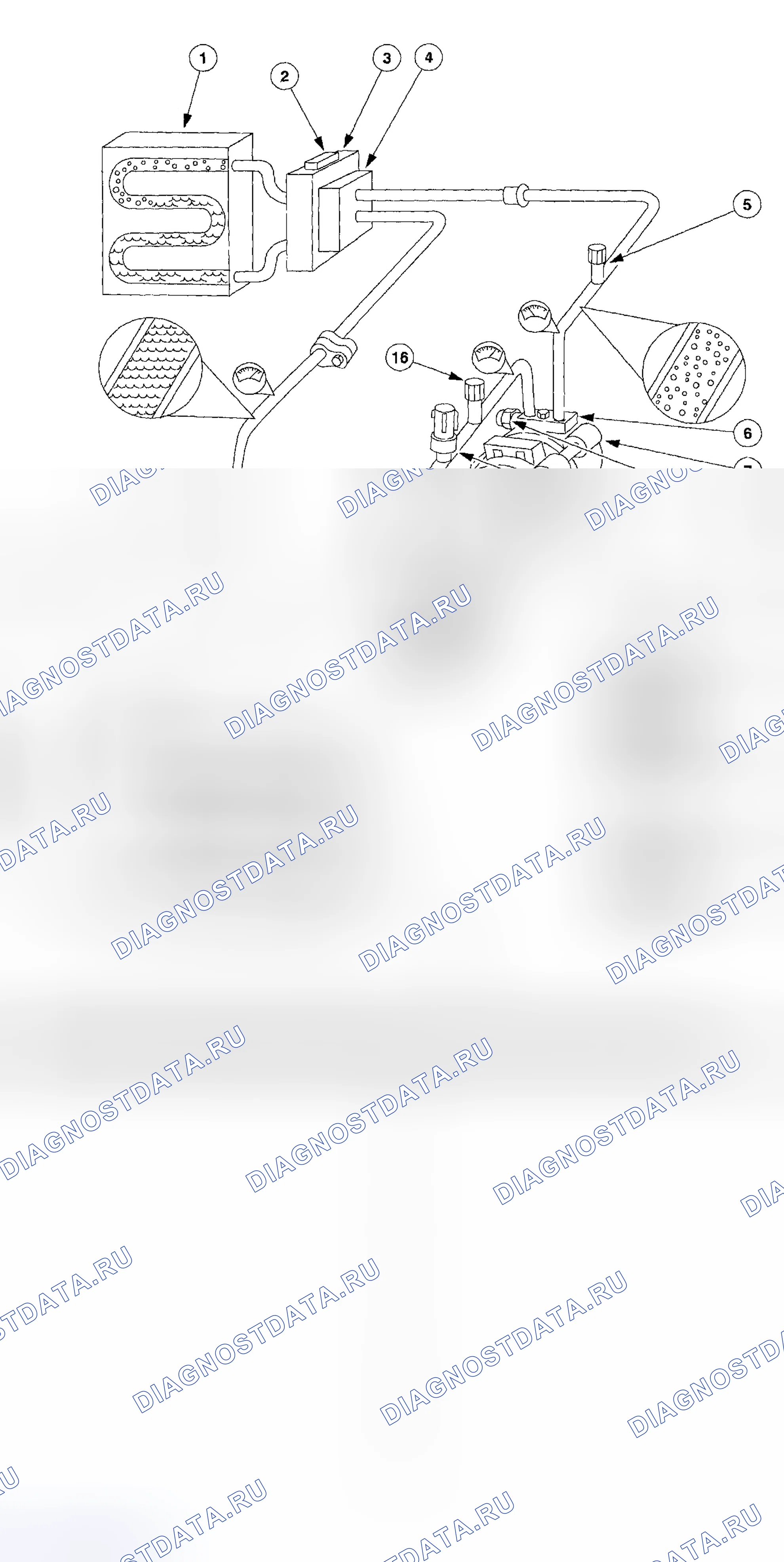 Рис. 122: Холодильный цикл. Hyundai ix20 I рестайлинг