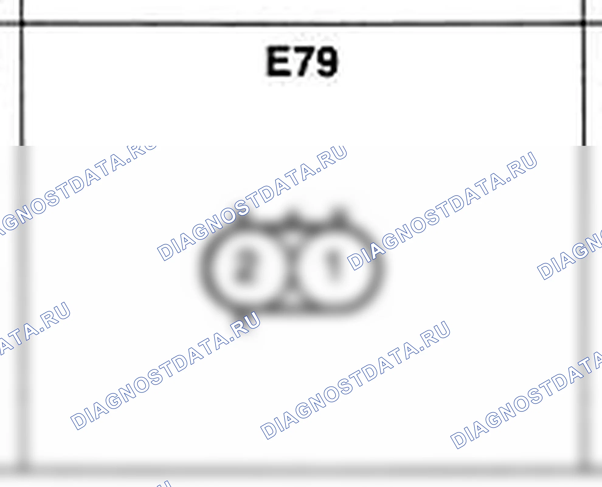 Распиновка разъёма E79 — жгута двигателя. Hyundai Accent LC